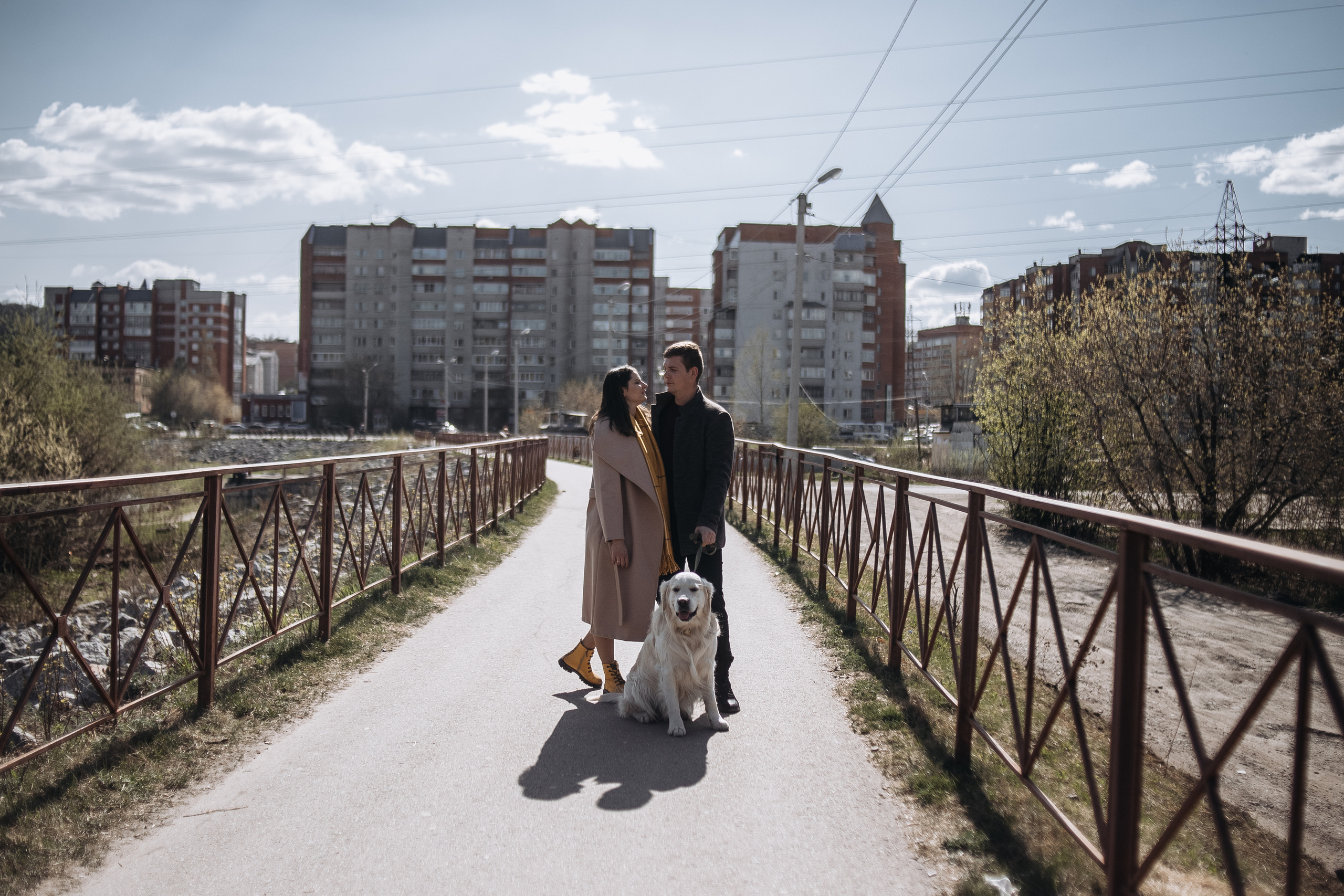 Катя, Семён и Бруно. Свадебный и семейный фотограф Томск| Юлия Филатова