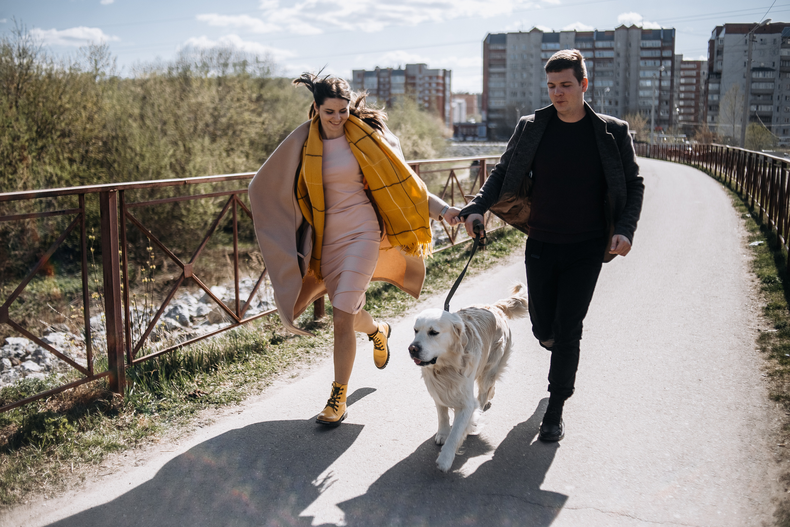 Катя, Семён и Бруно. Свадебный и семейный фотограф Томск| Юлия Филатова