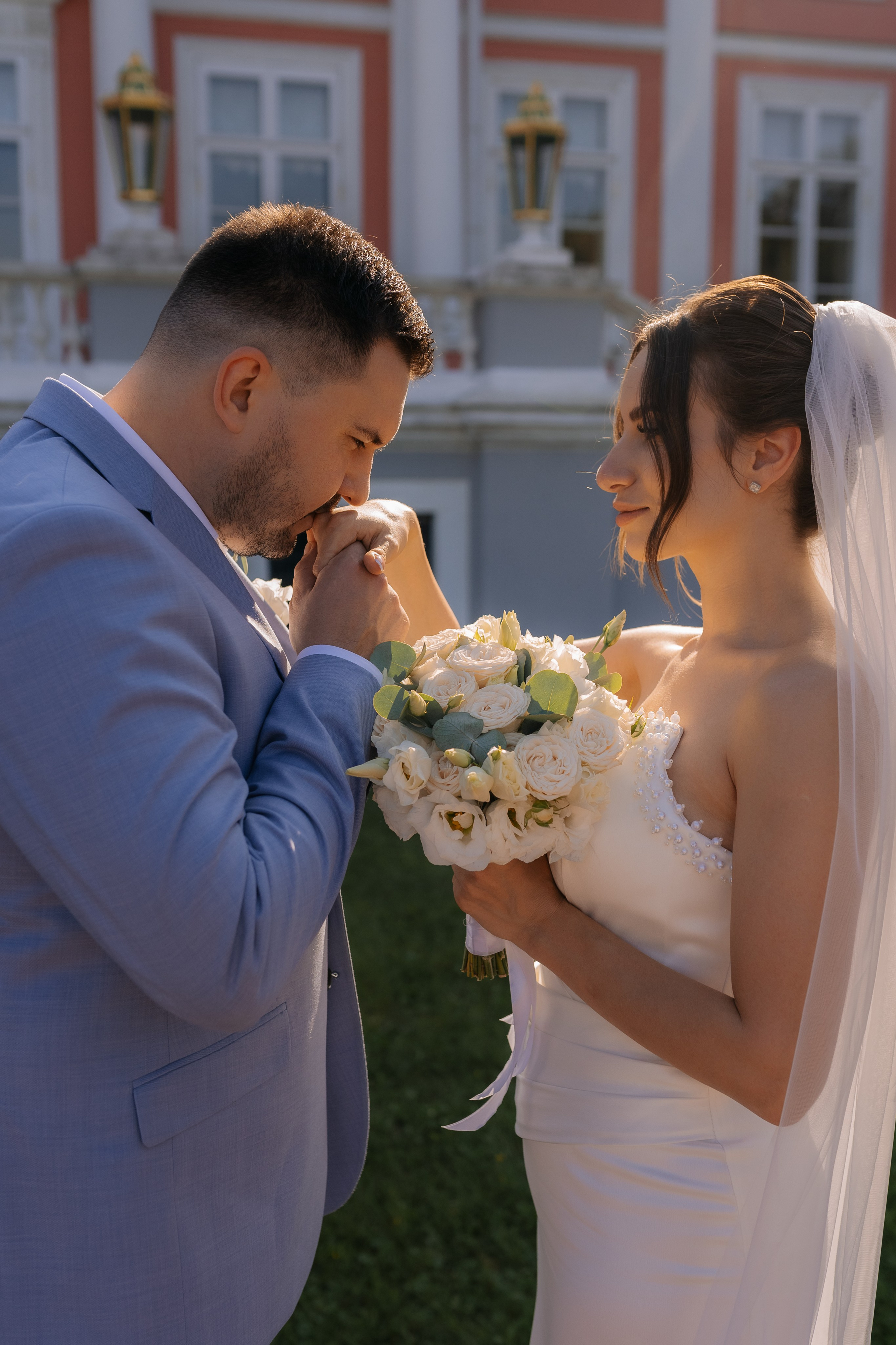 Свадебная фотосессия в Москве, парк Кусково. Свадебный фотограф в Москве Анна Полушина