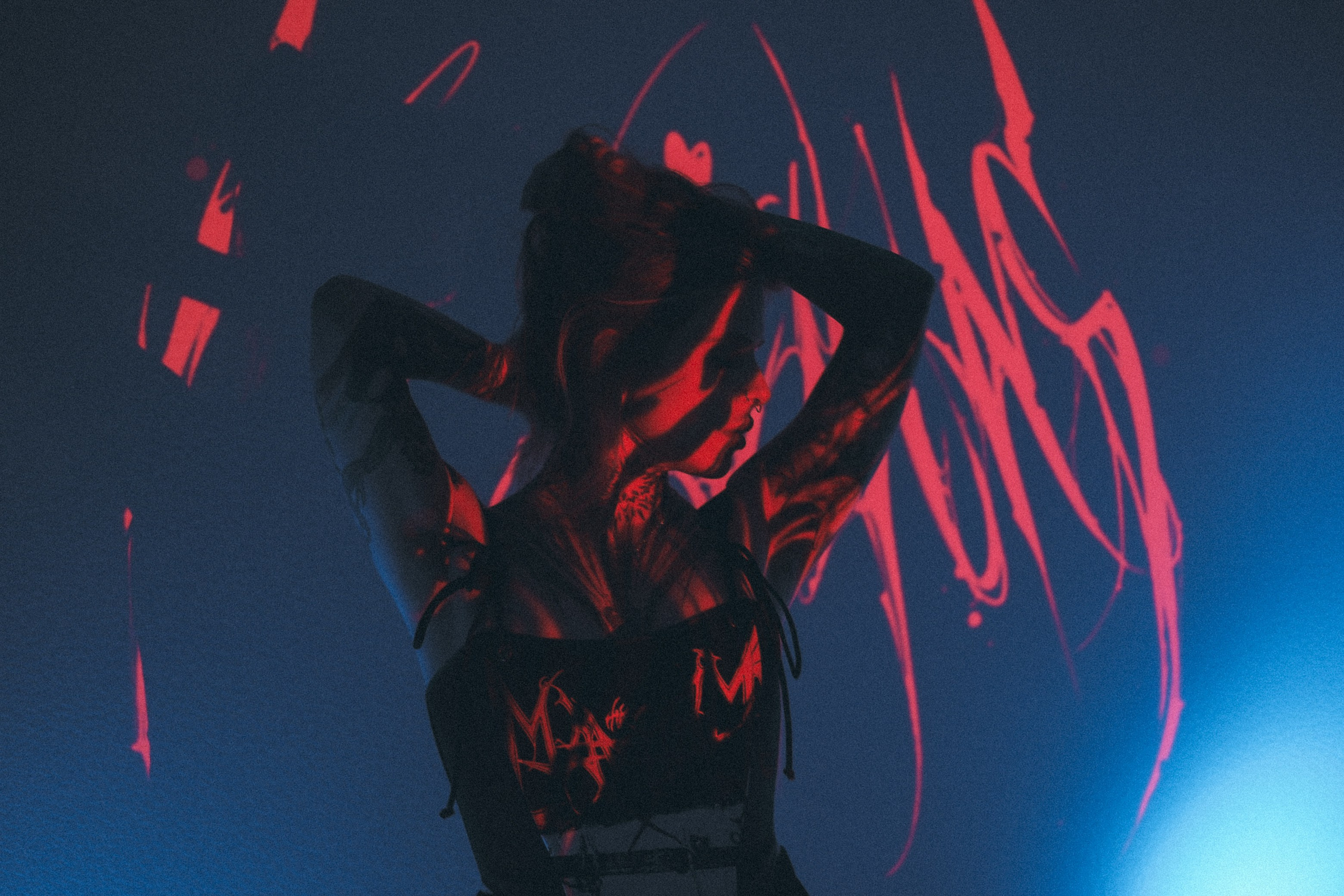 Съемка с проектором