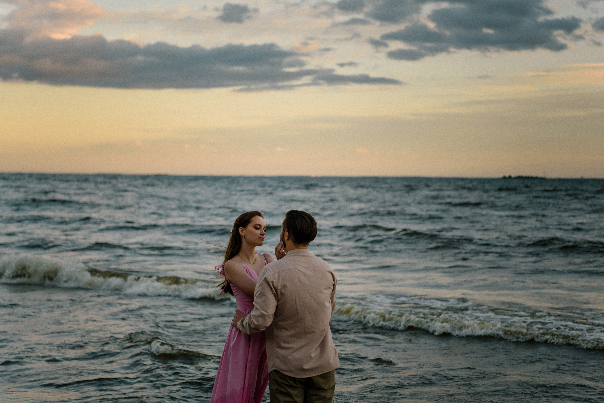 Настя и Вова Финский залив. Свадебный фотограф в Санкт-Петербурге София Шубик