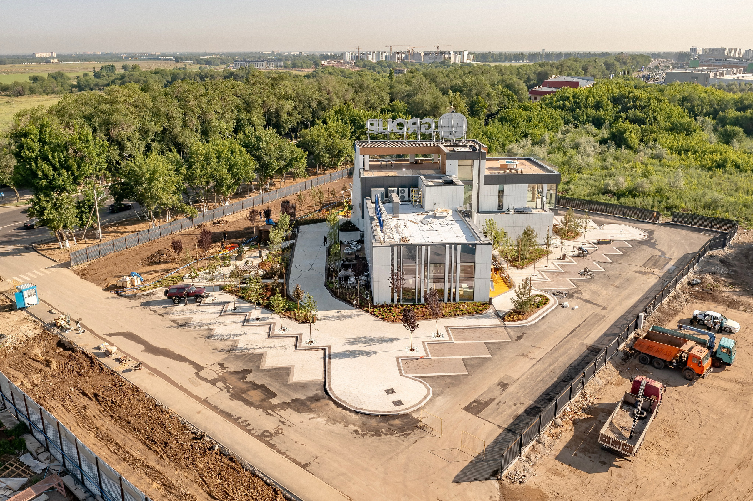 Алматы, ход строительства отдела продаж Bi Group Dream City Tech, июнь 2025. Интерьерный фотограф Алматы