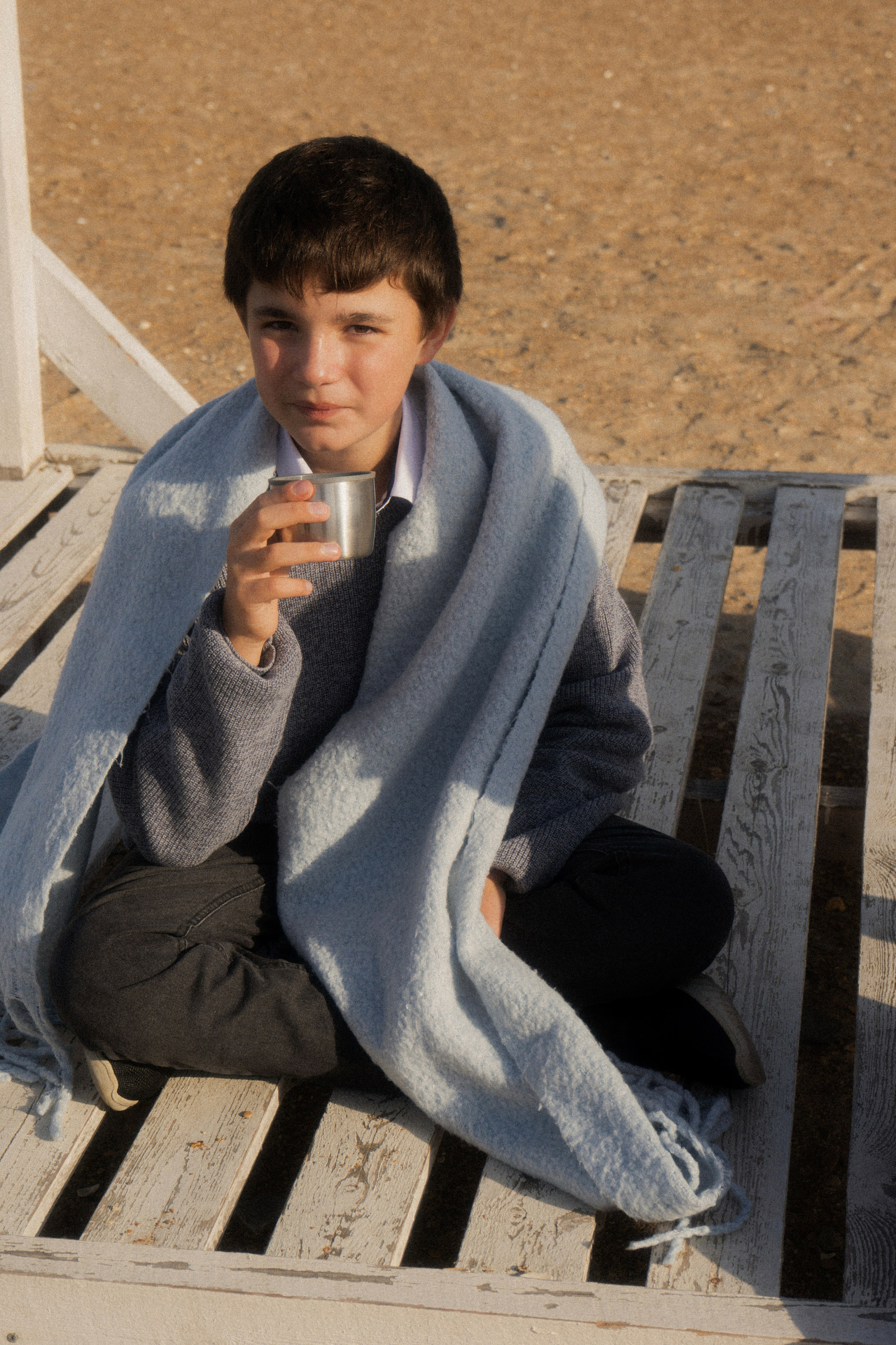 Осенняя прогулка / море. Фотограф в Каспийске