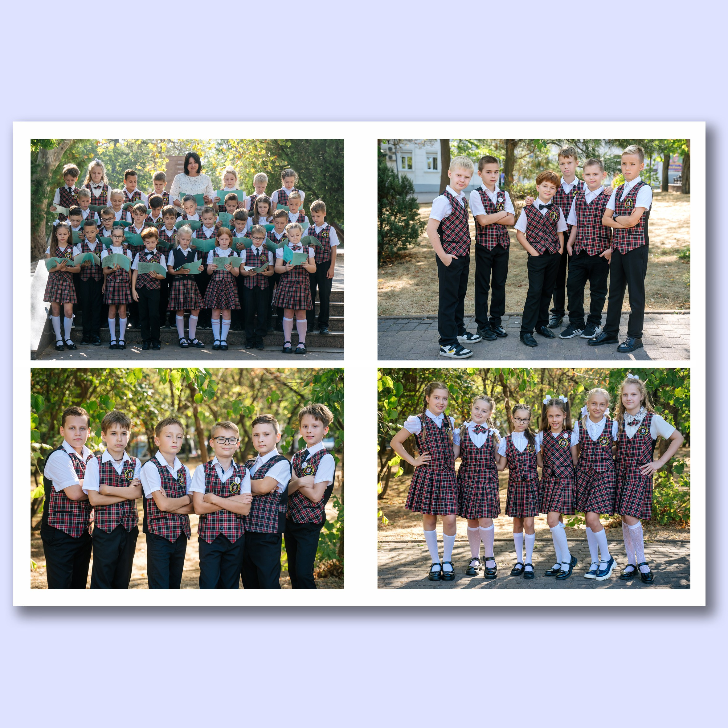 Альбом 5 разворотов. Выпускные альбомы, школьные фотосессии в городе Новороссийске