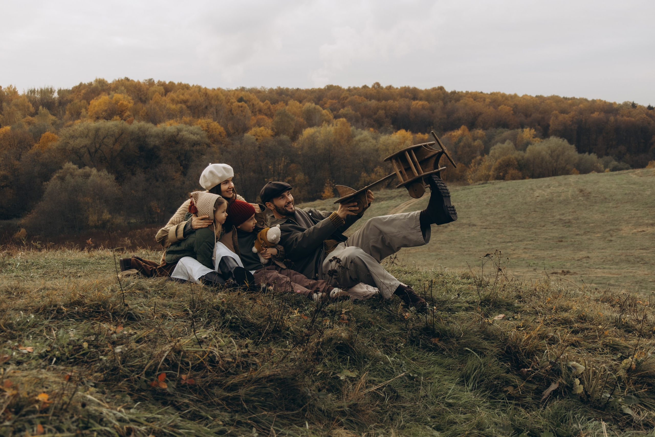 Теплая осенняя история. Семейный фотограф в Москве Лоншакова Кристина