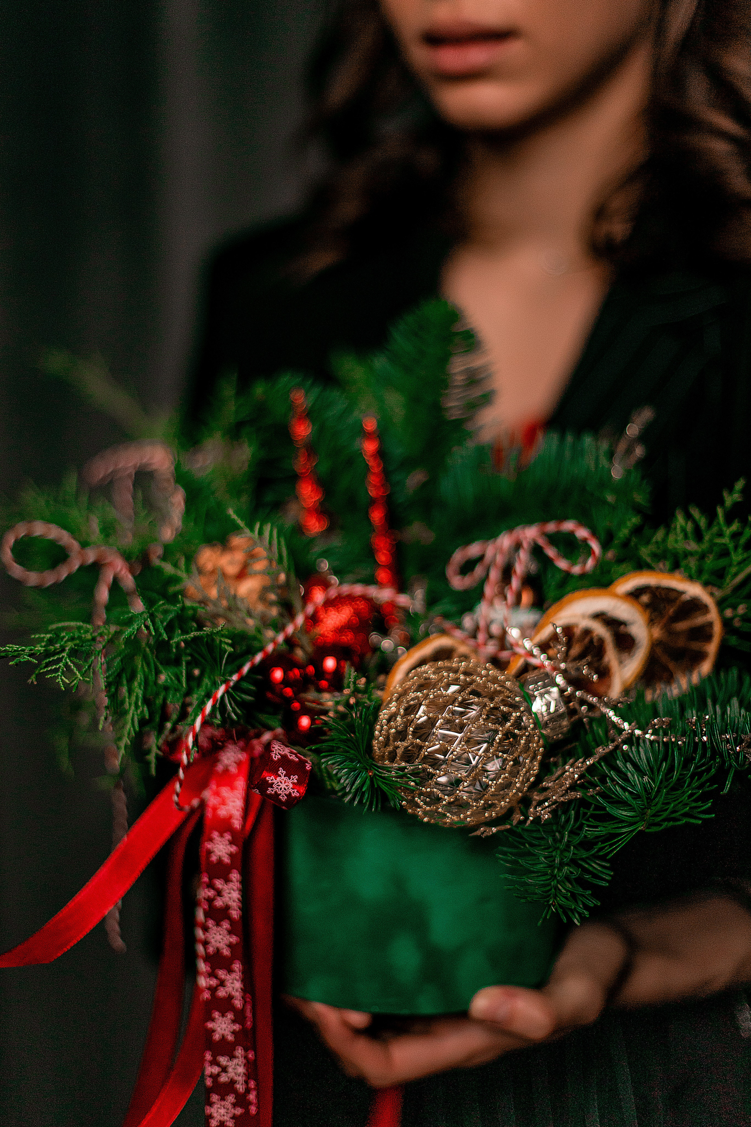 Новогодняя съемка для цветочного бутика. Семейный и индивидуальный фотограф в Ростове-на-Дону