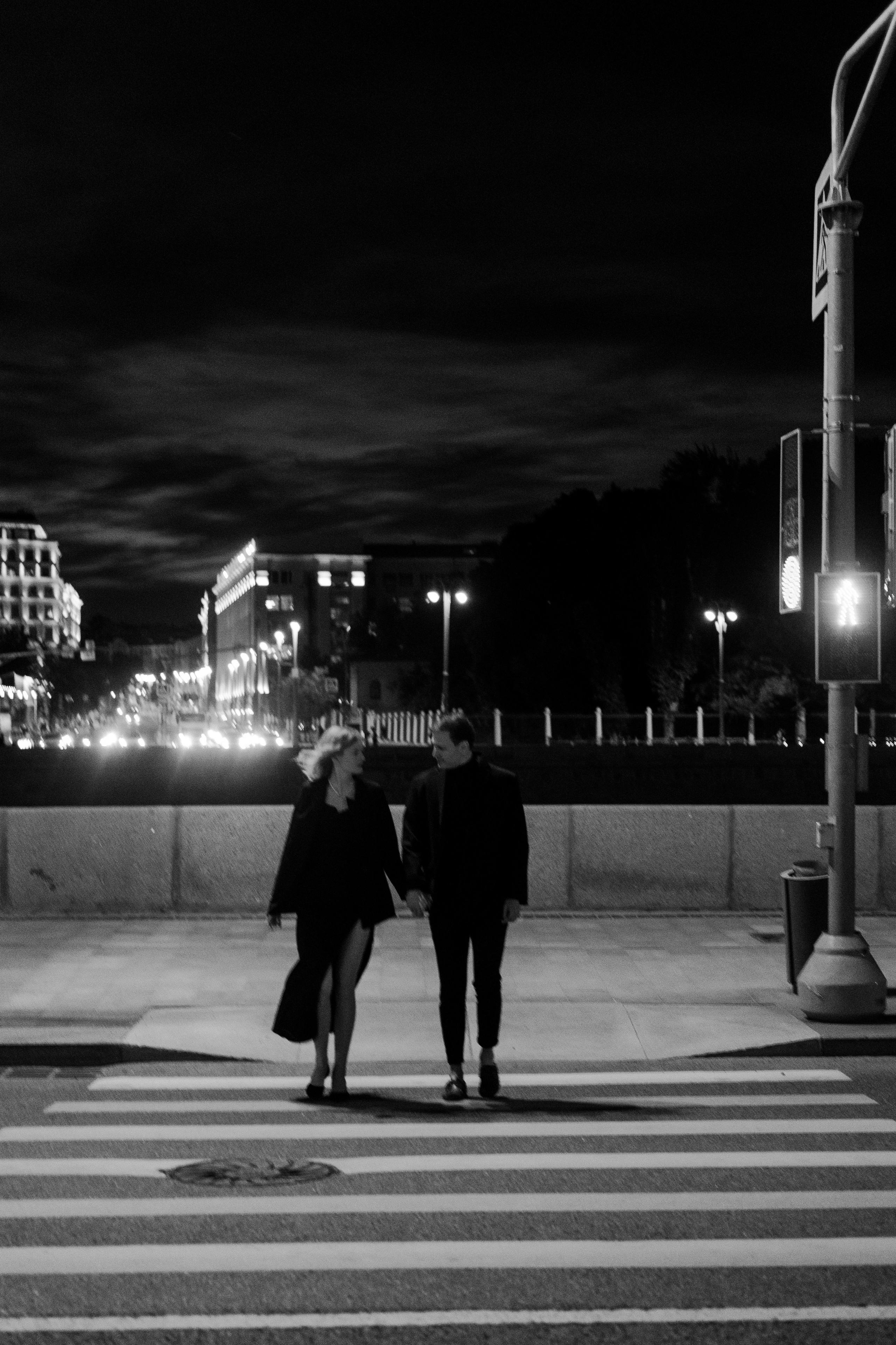 По ночному городу. Свадебный фотограф Александра Тюлякова