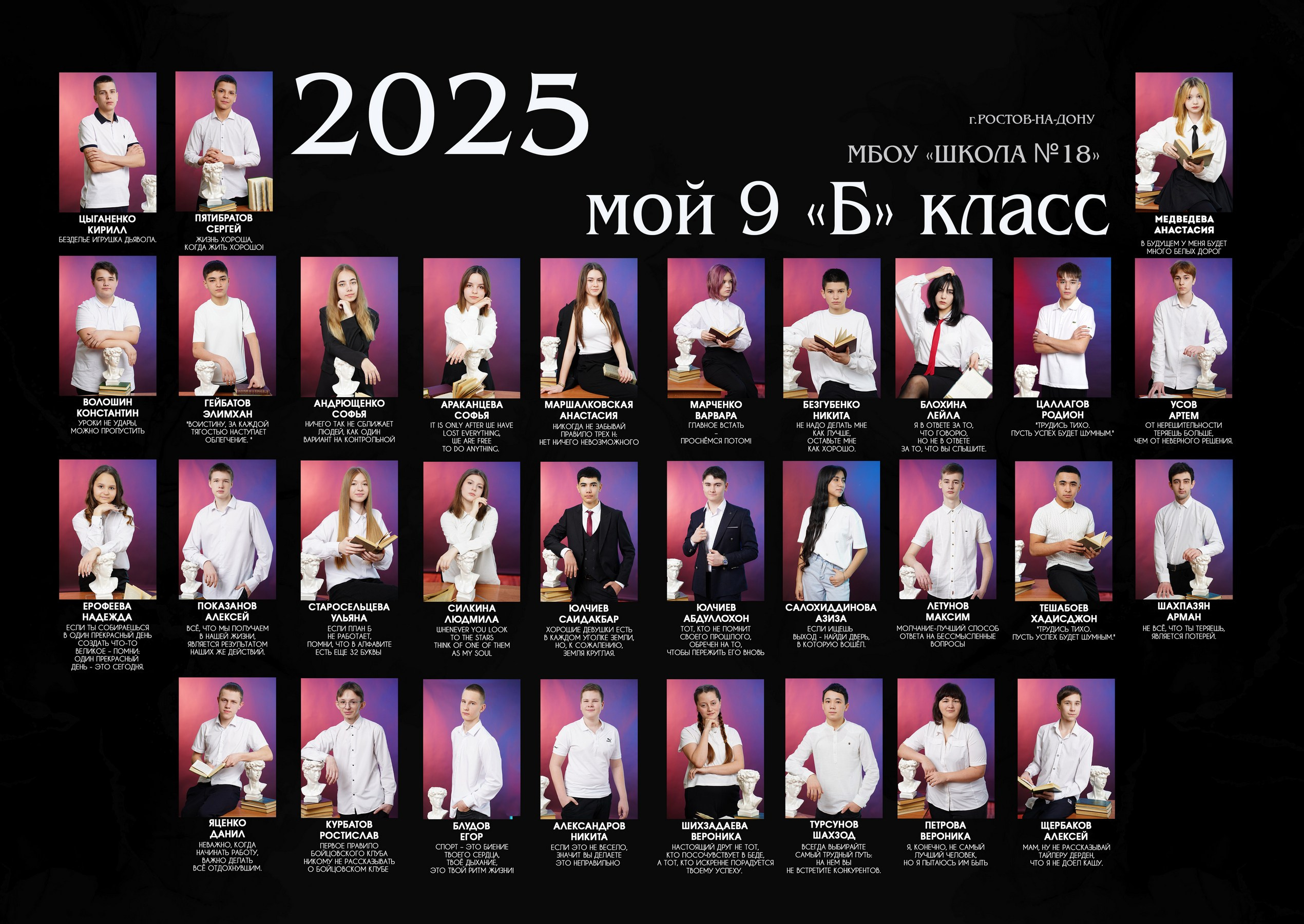 9-11 кл Виньетки. MEMENTO.Выпускные альбомы, школьные, юбилейные и другие книги. Ростов-на-Дону