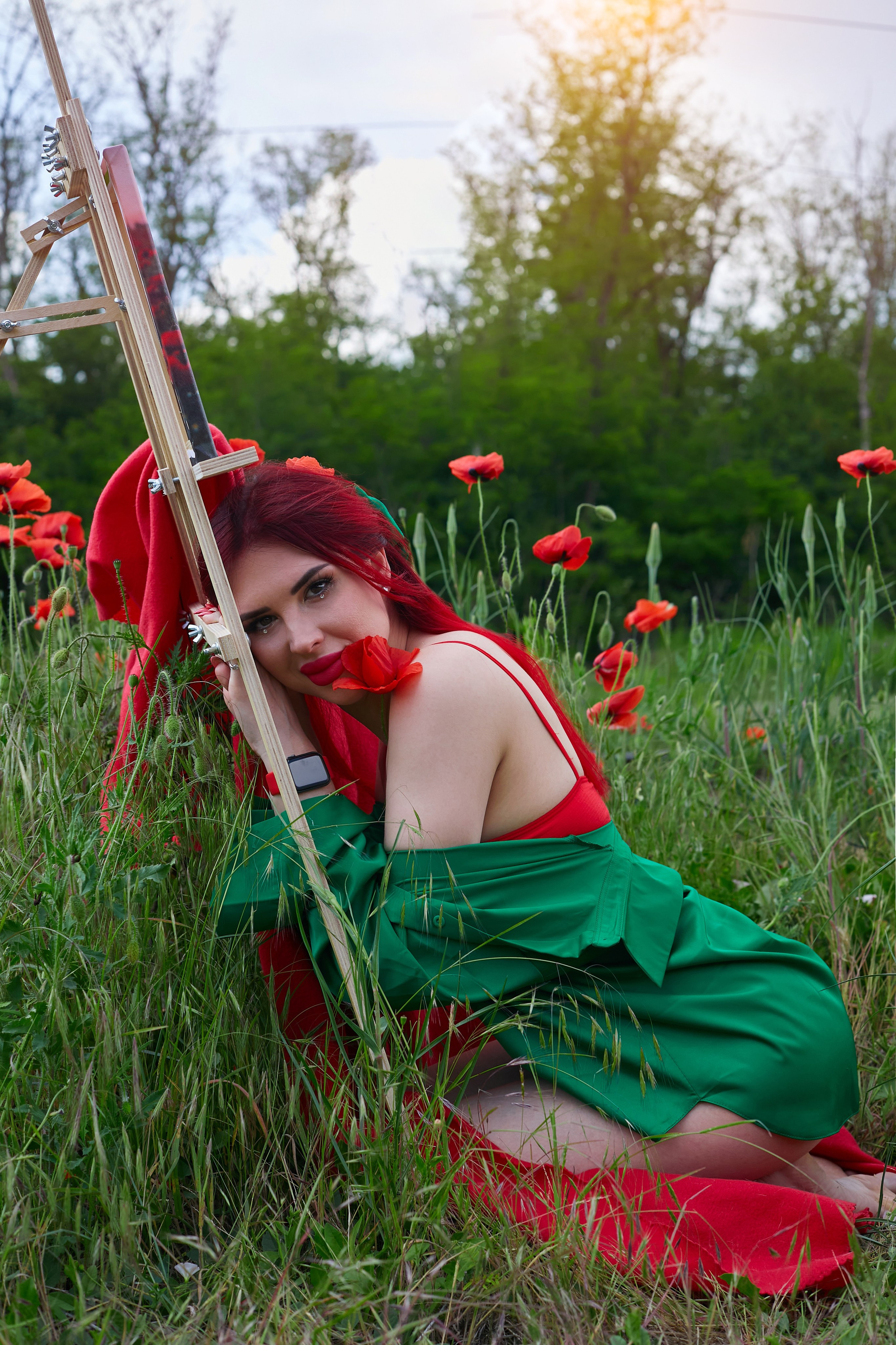 «Картина с маками». Свадебный и креативный фотограф в ЮФО и МСК