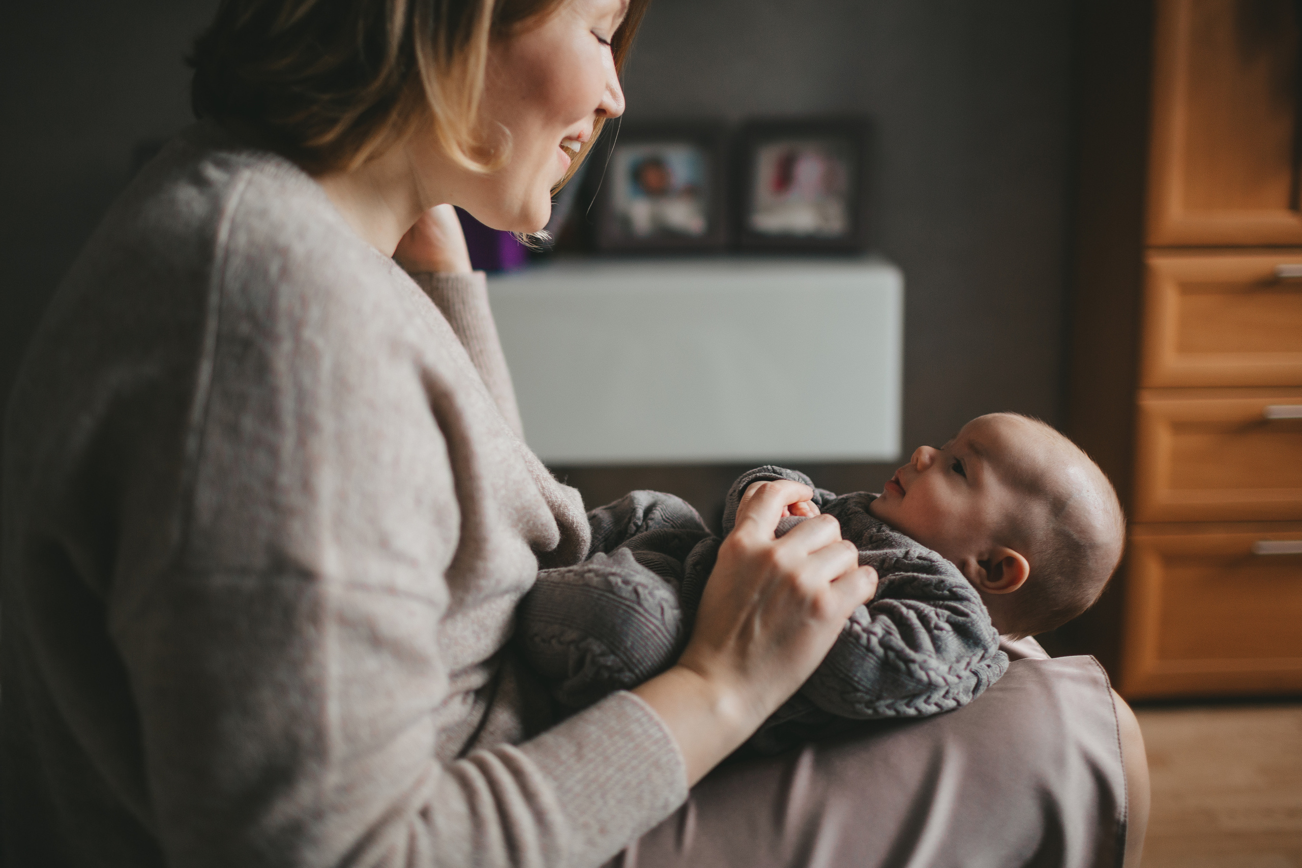 Домашняя фотосессия Юлии с сыночком. Семейный и детский фотограф и видеограф в Москве, Дрокина Наталья