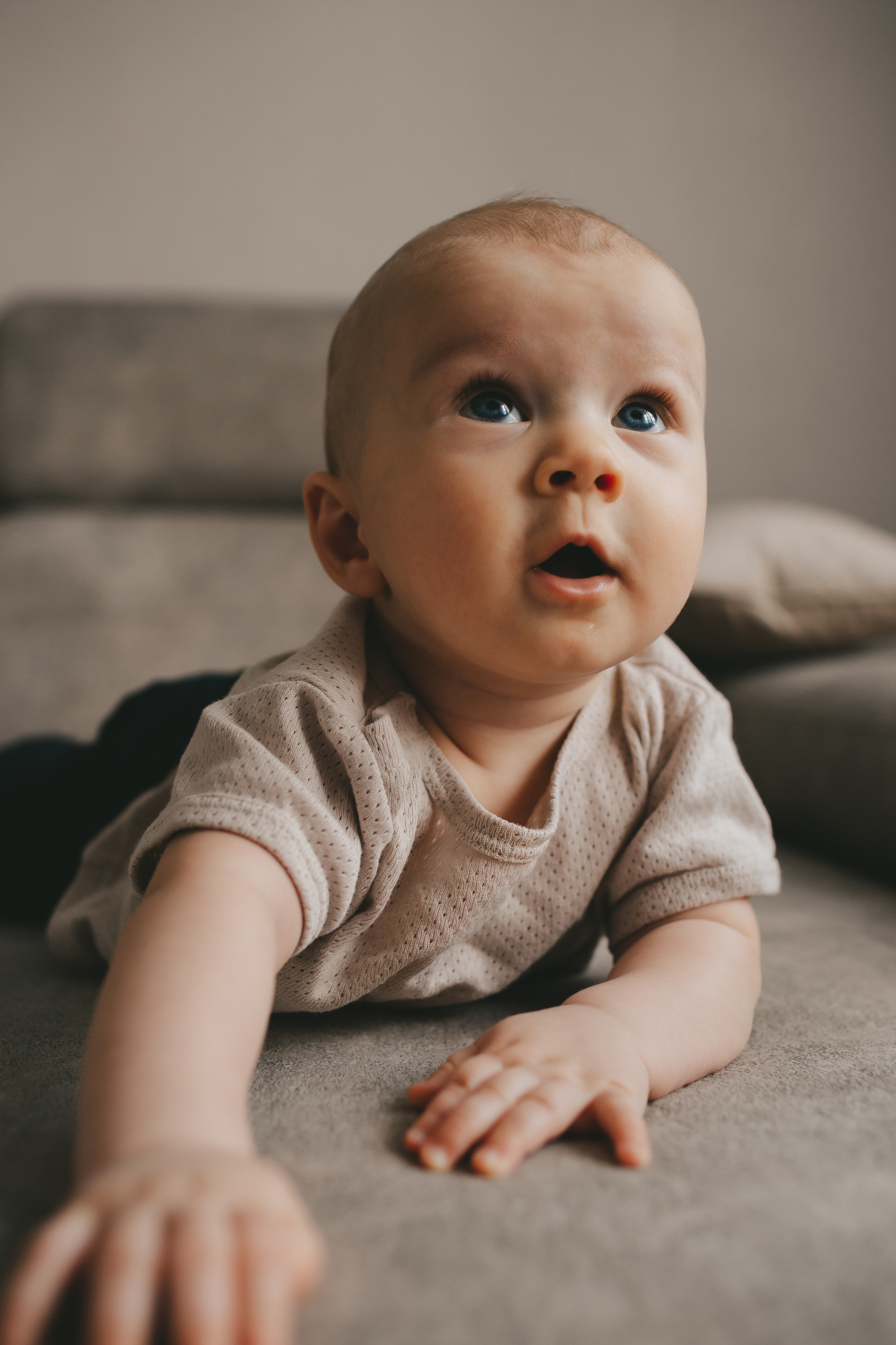 Максим, Катя и Лев (домашняя фотосессия). Семейный и детский фотограф и видеограф в Москве, Дрокина Наталья
