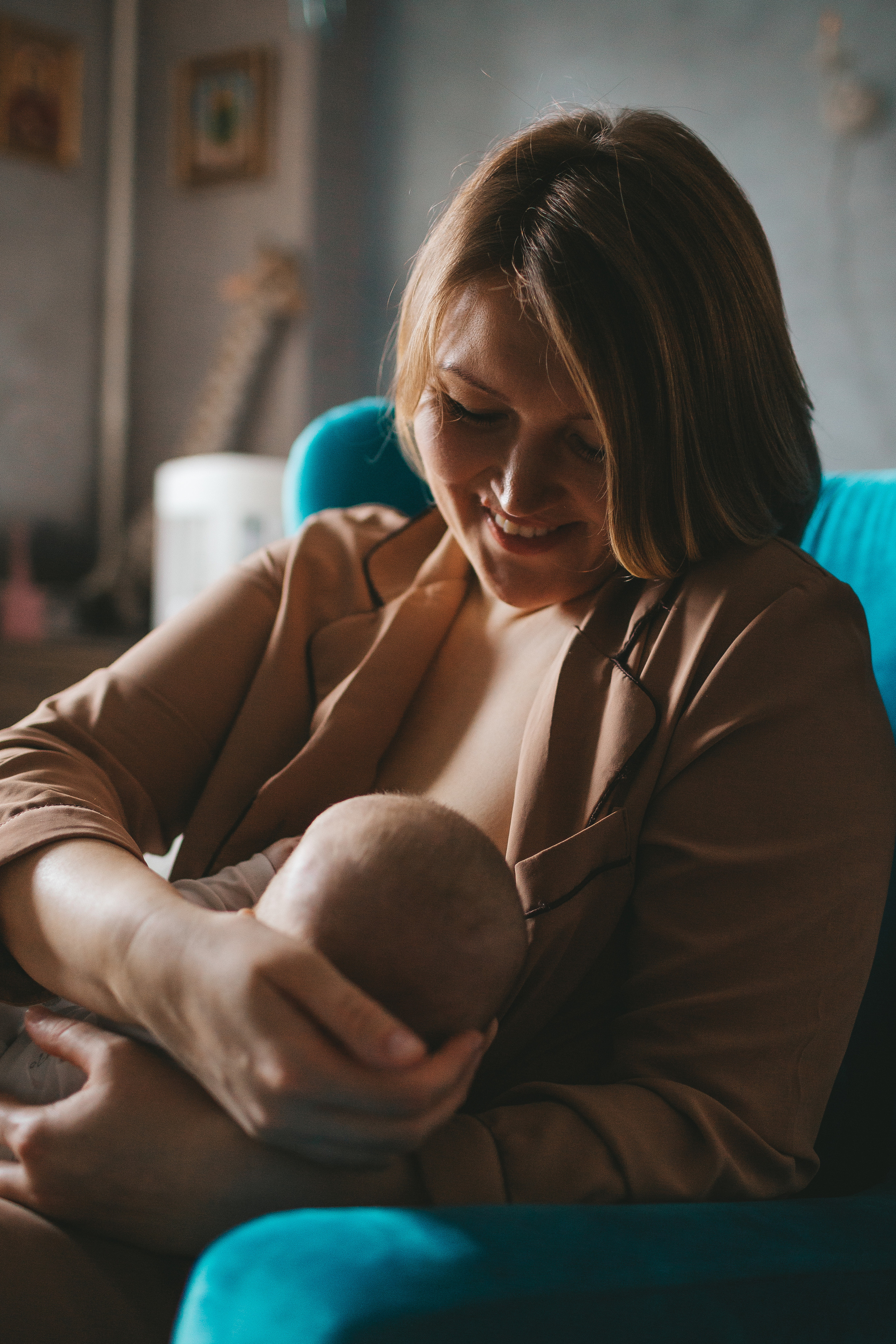 Домашняя фотосессия Юлии с сыночком. Семейный и детский фотограф и видеограф в Москве, Дрокина Наталья