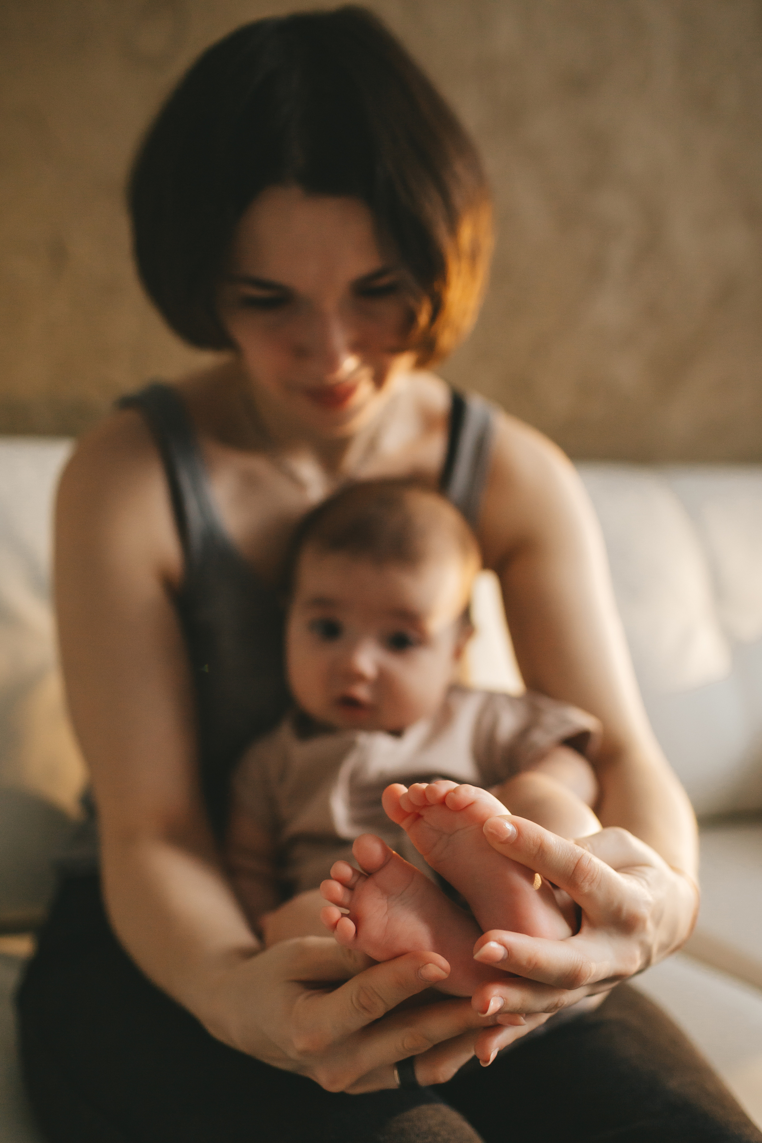 Аня и Алиса (домашняя фотосессия). Семейный и детский фотограф и видеограф в Москве, Дрокина Наталья
