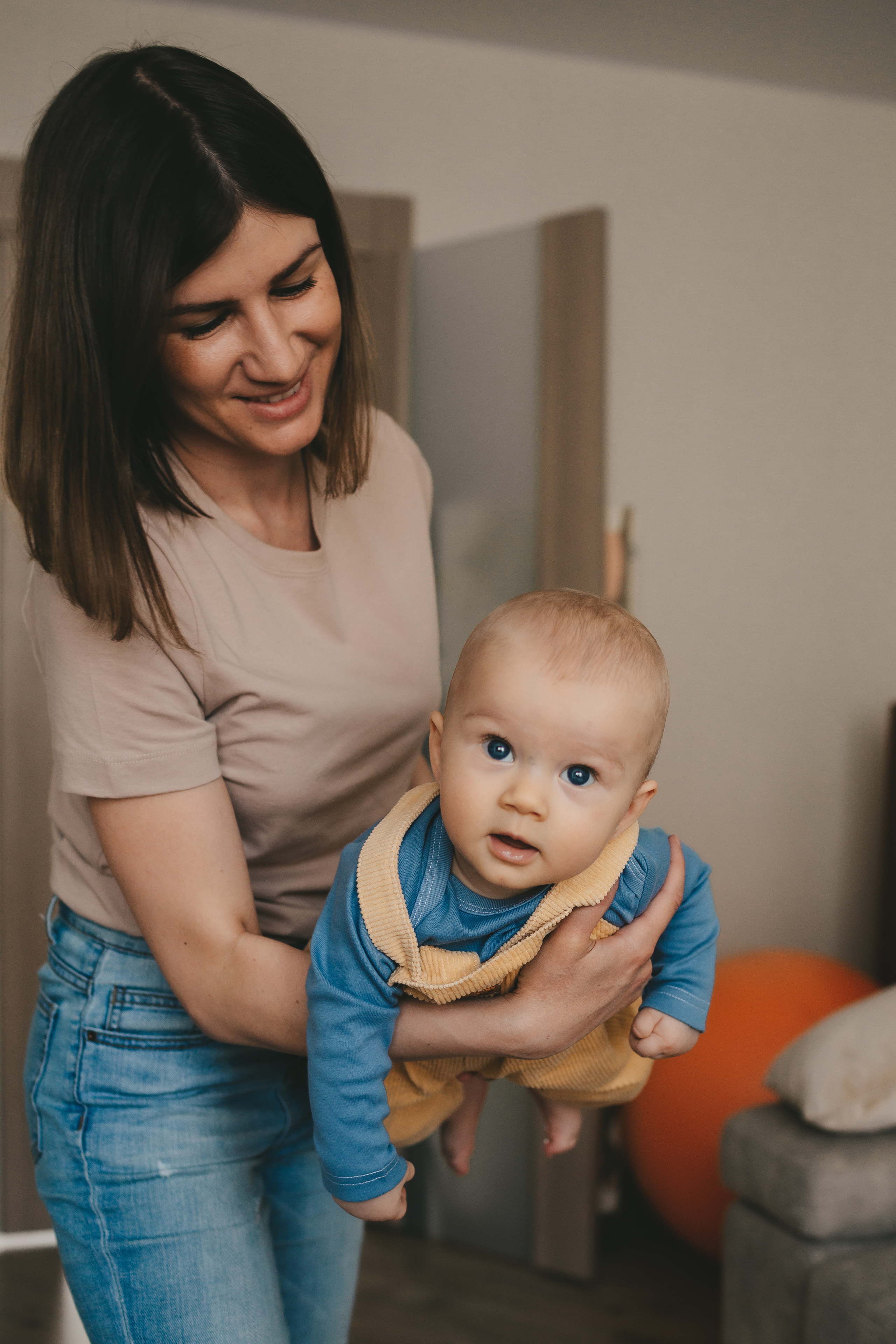 Максим, Катя и Лев (домашняя фотосессия). Семейный и детский фотограф и видеограф в Москве, Дрокина Наталья