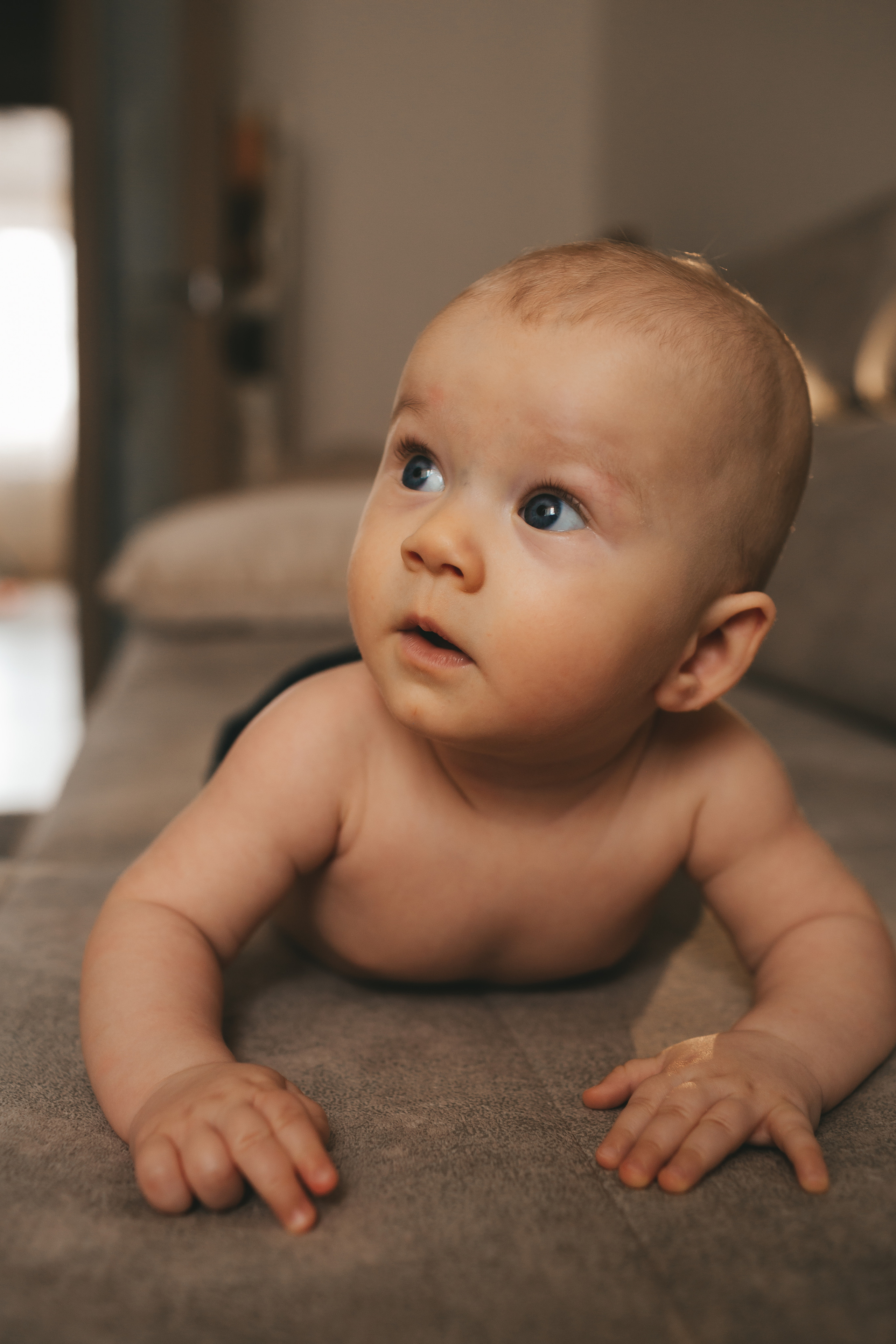 Максим, Катя и Лев (домашняя фотосессия). Семейный и детский фотограф и видеограф в Москве, Дрокина Наталья