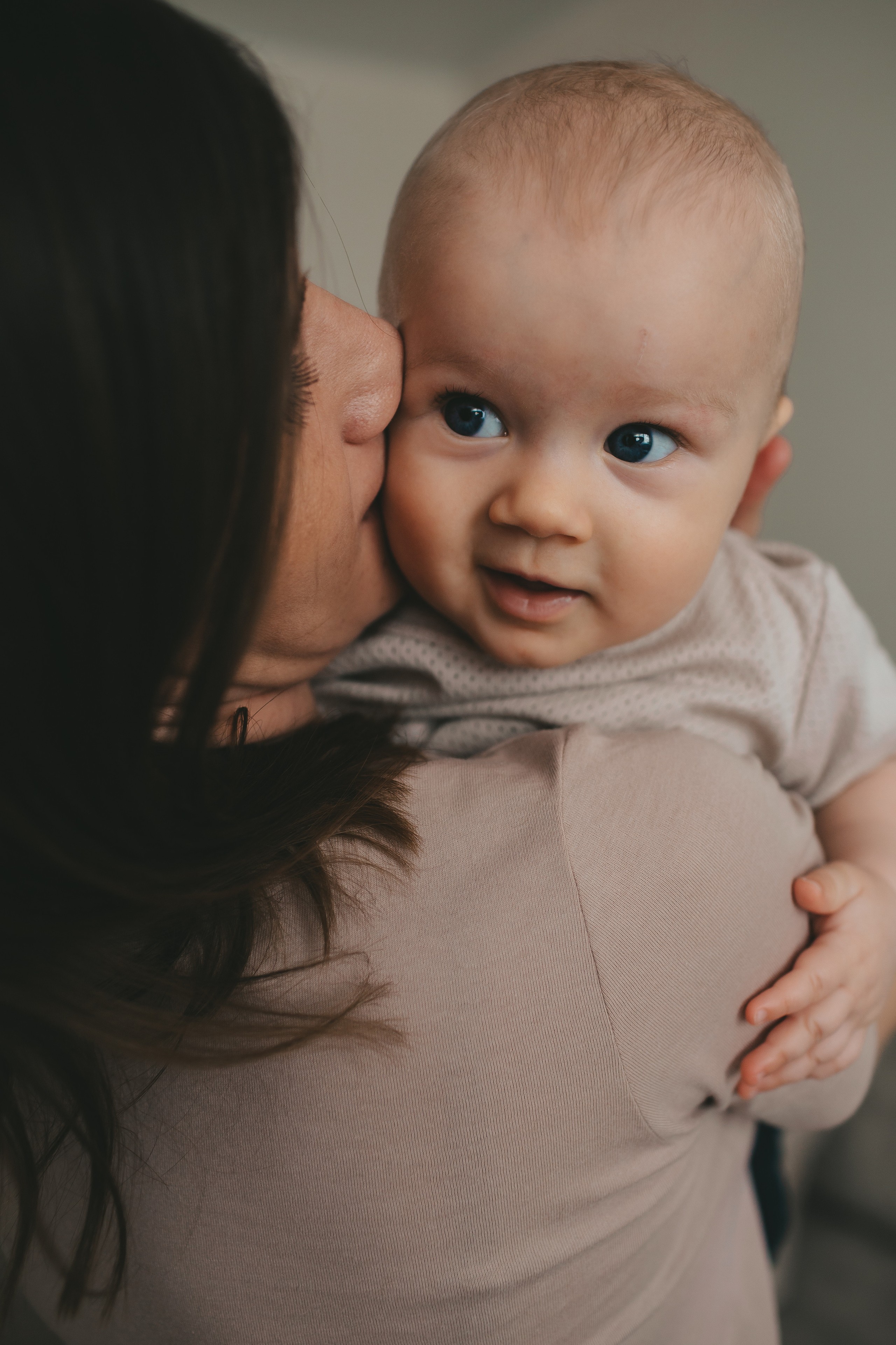 Максим, Катя и Лев (домашняя фотосессия). Семейный и детский фотограф и видеограф в Москве, Дрокина Наталья