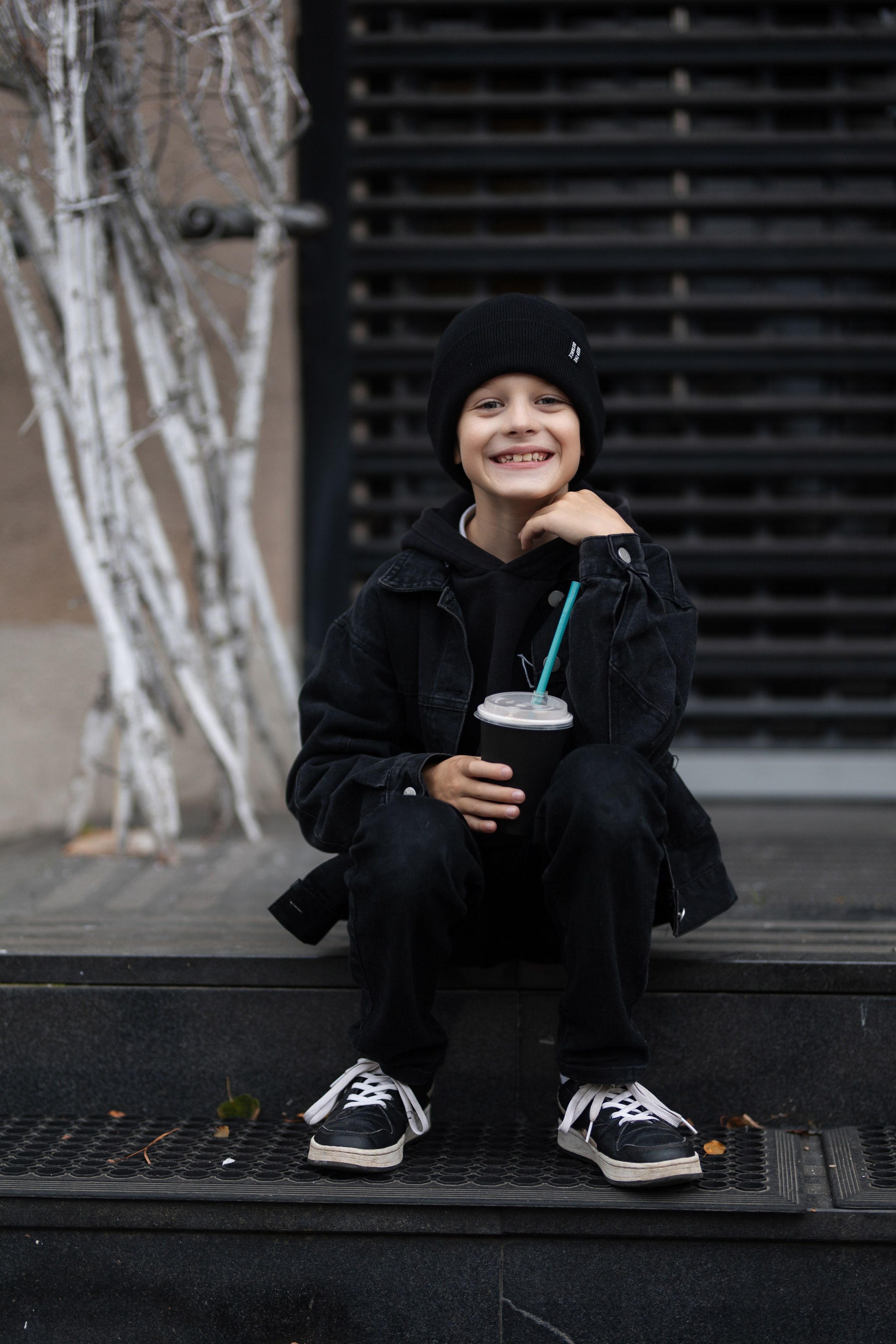 Семейная съёмка на улице