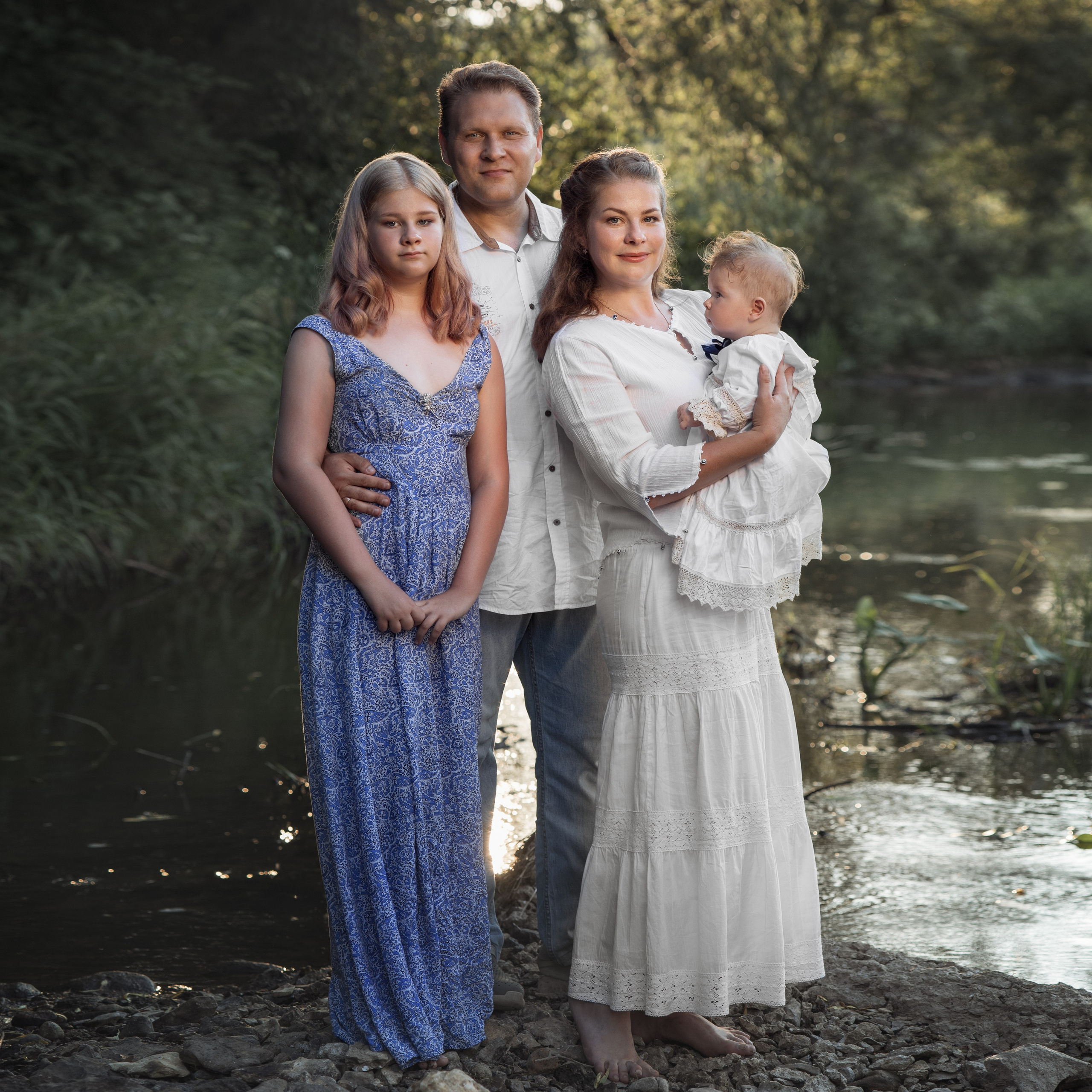 Летняя семейная фотосессия на природе. Фотограф в Москве Мухина Ирина