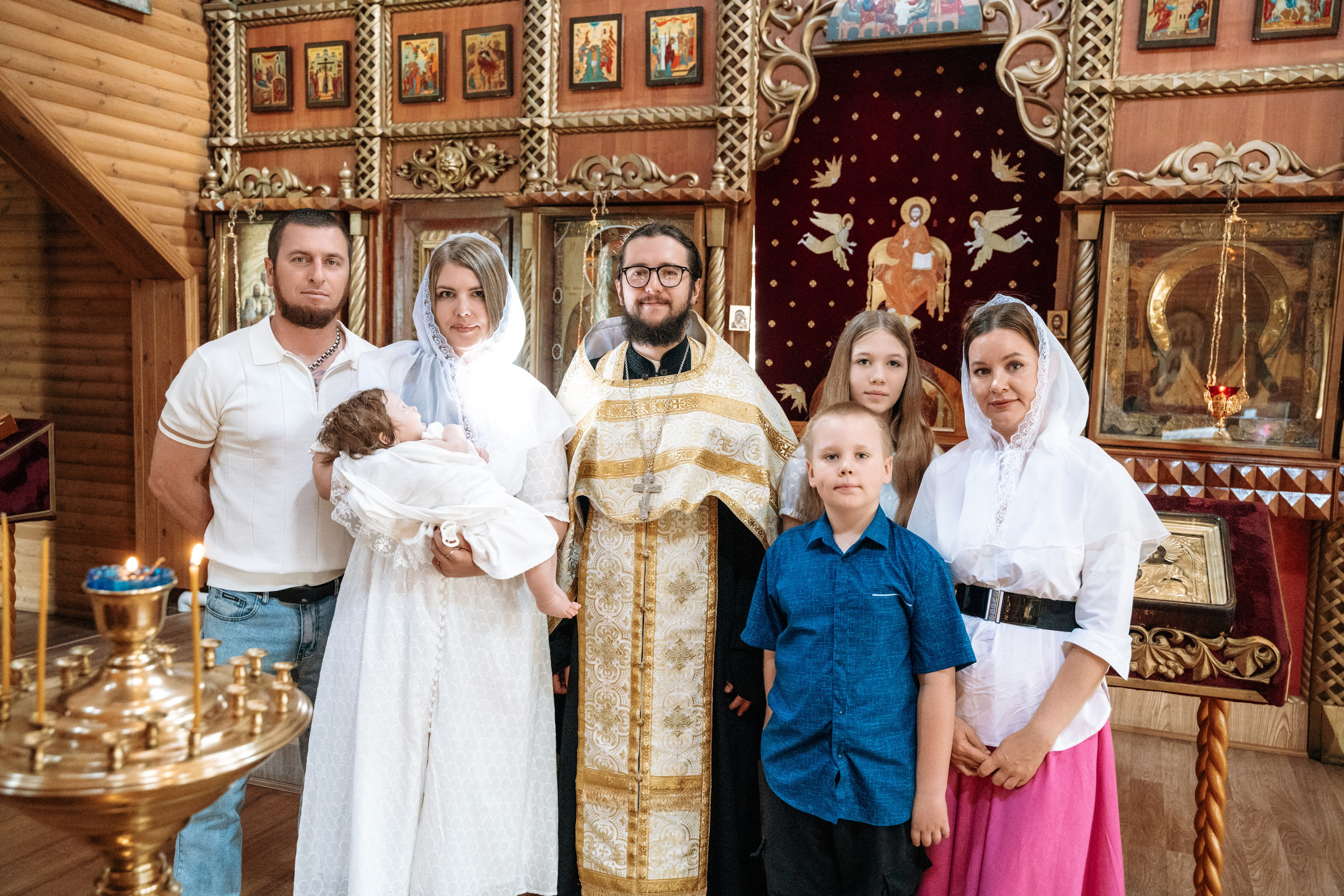 Крещение малышки. Семейный и свадебный фотограф в Ульяновске Арина Авдеева