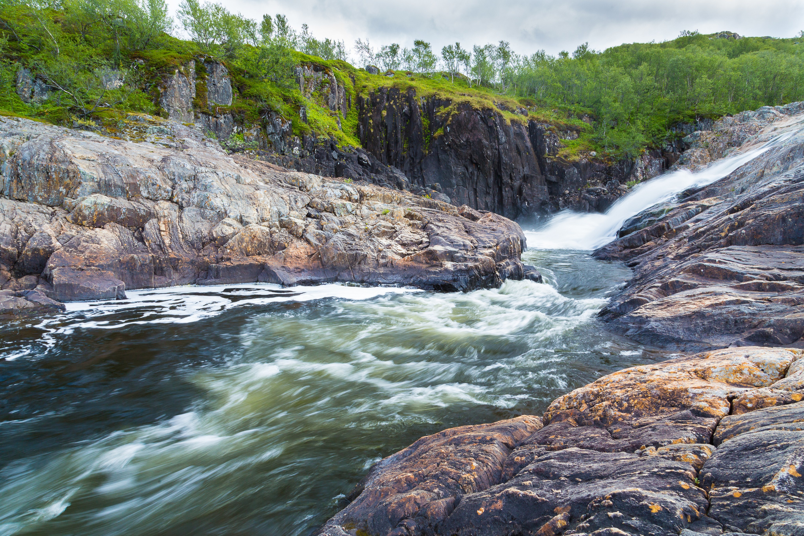 Водоемы. Пейзажи Крайнего Севера. Баренцево море, Рыбачий, Средний, Немецкий
