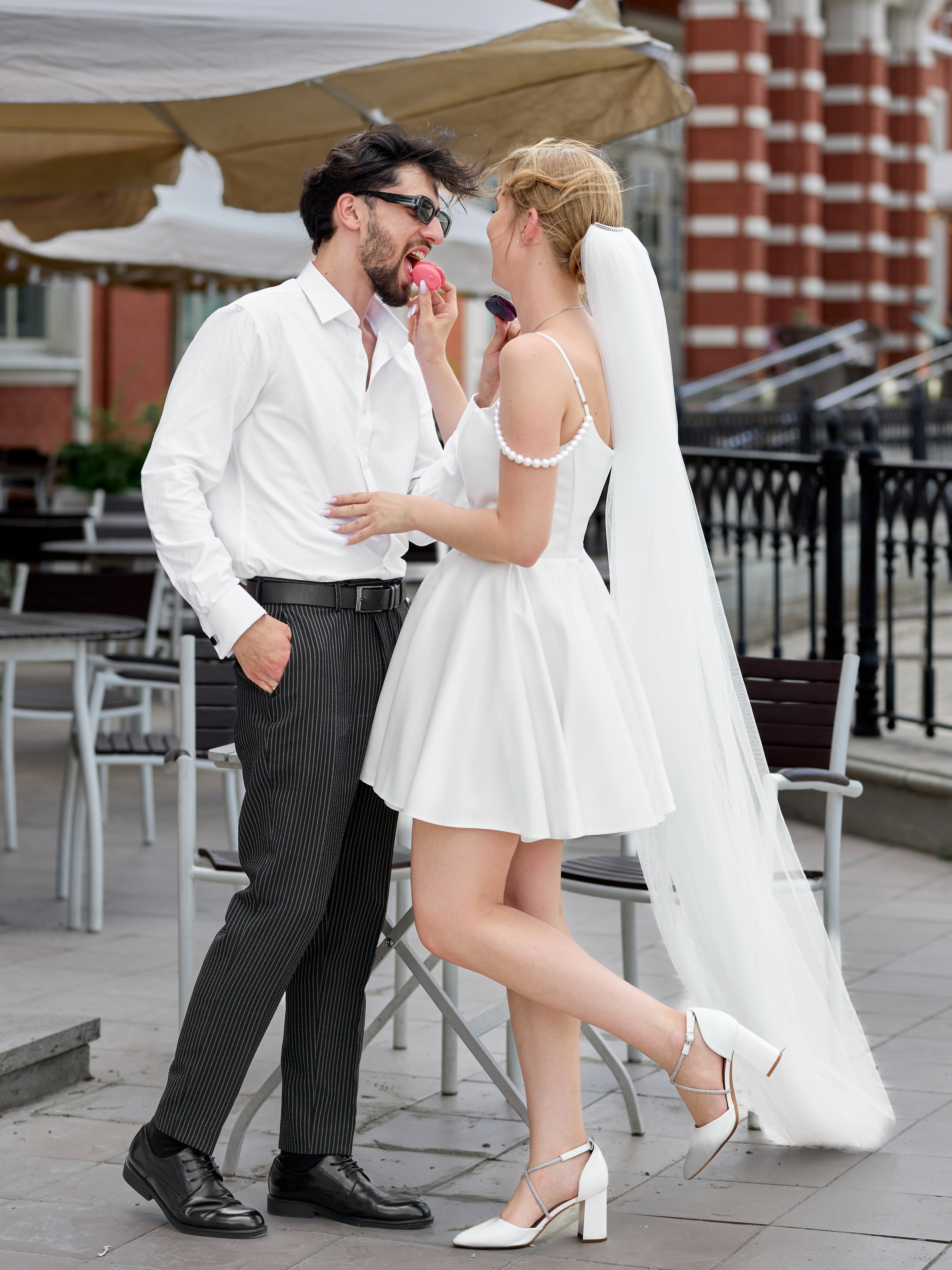 Свадебная прогулка в Царицыно в Москве