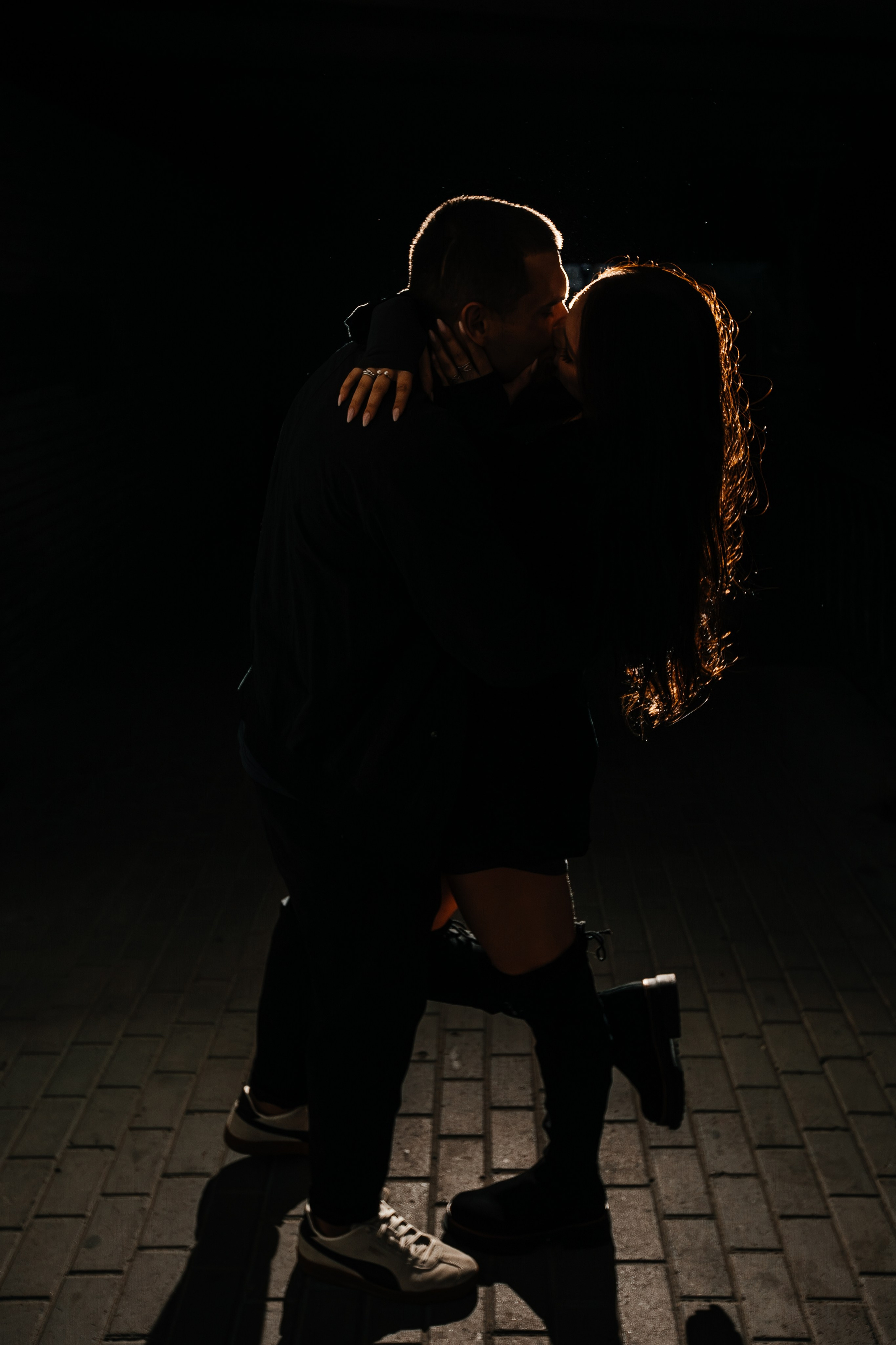 Прогулка по ночному городу. Свадебный фотограф Барнаул Алексей Павлов