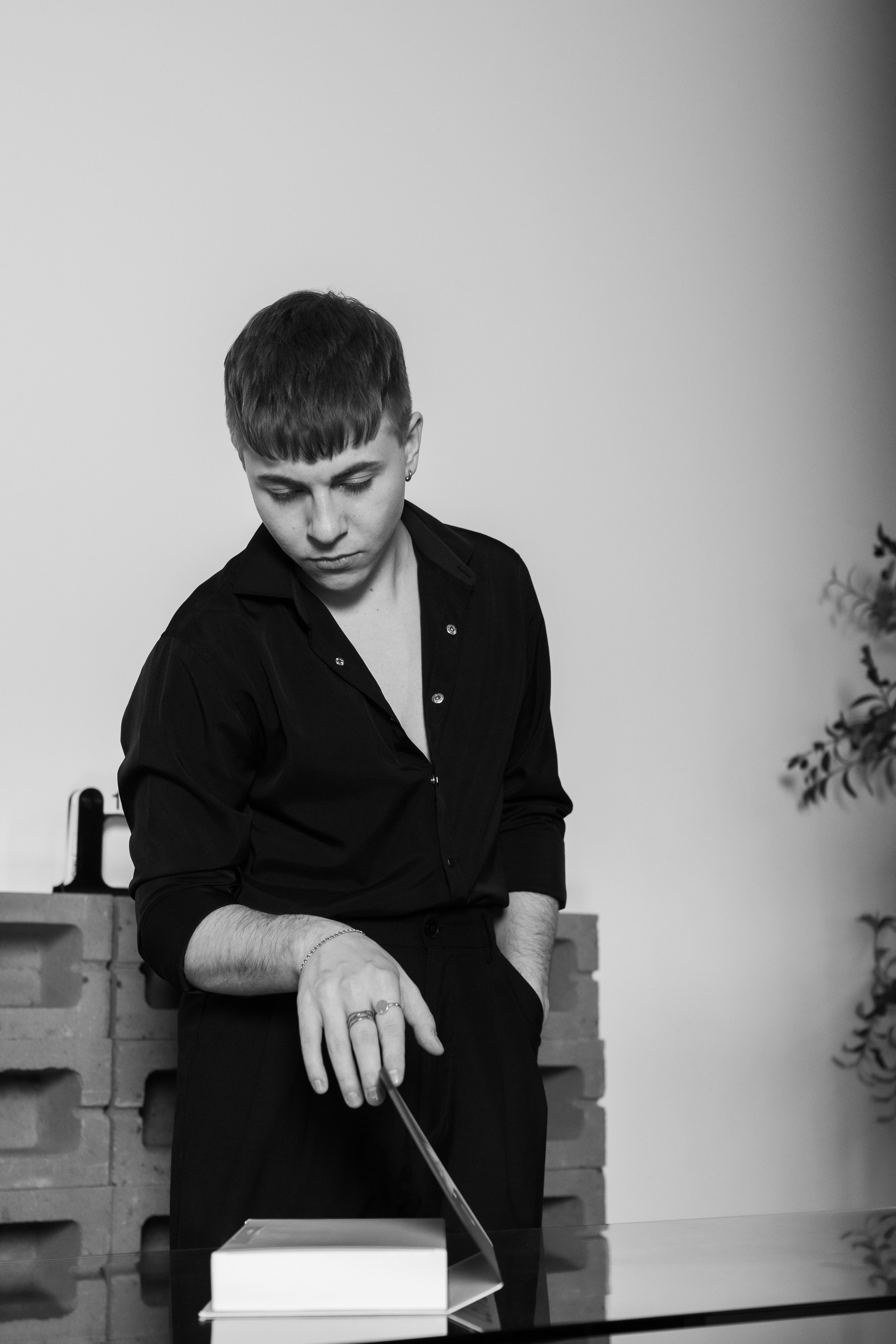 Мужской черно-белый портрет. Фотограф и видеограф в Москве Анна Матюхина