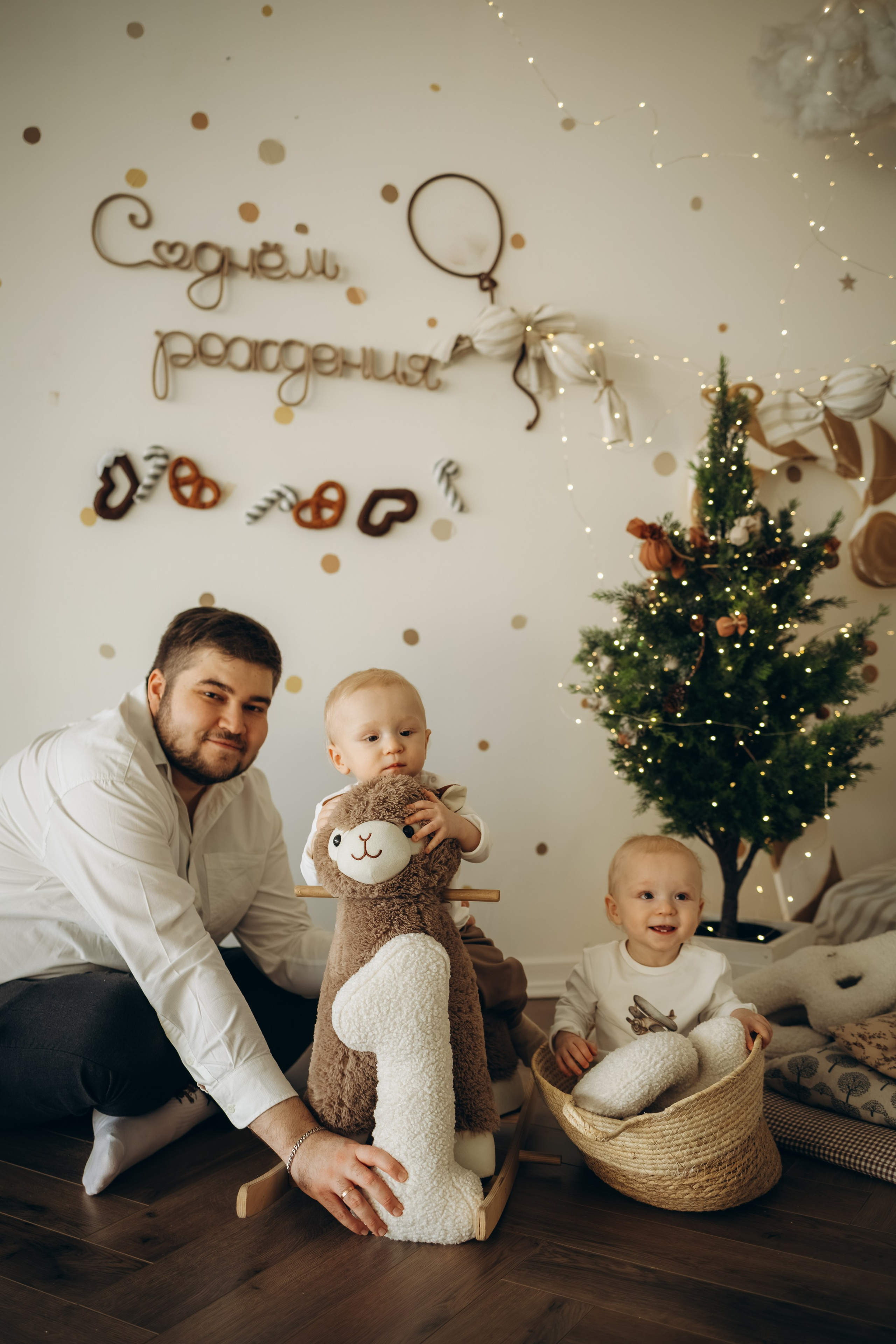 Саше и Леше 1 годик!. Семейный фотограф новорожденных (домашний ньюборн) | УФА |Гульнара Зиновьева