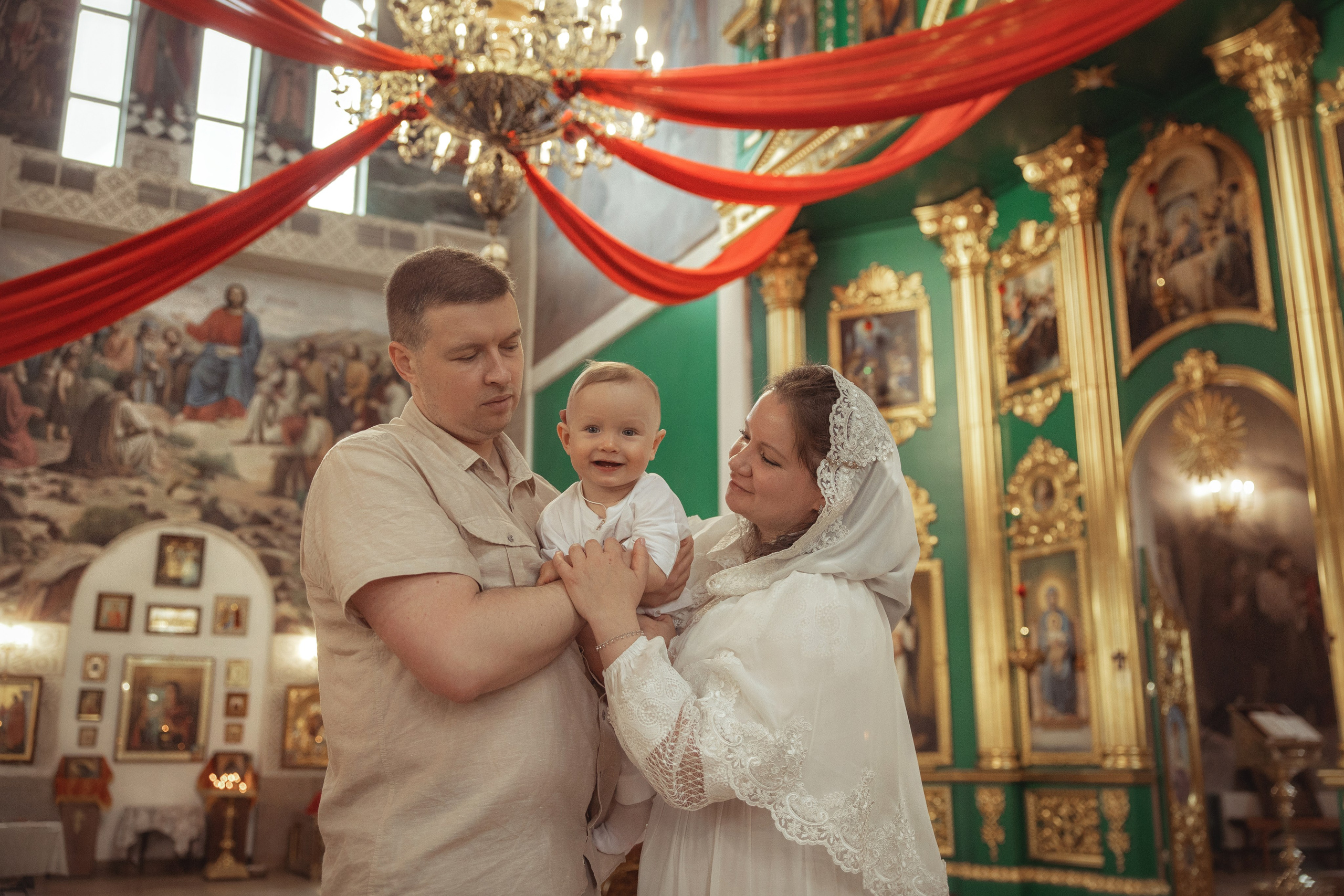 Таинство Крещения Данилы. Храм Матроны Московской г. Краснодар. Фотограф на Крещение и Венчание Краснодарский край — Гранкина Юлия