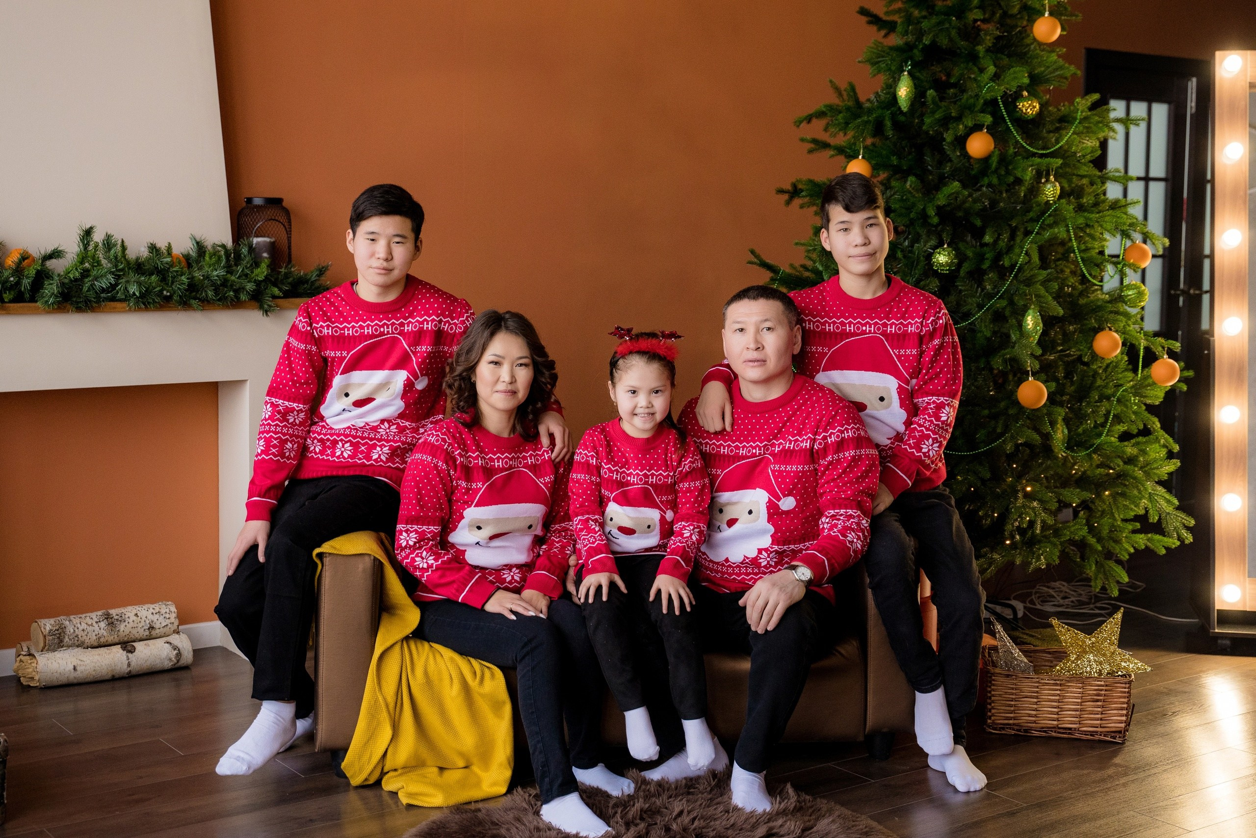 Комплекты Family look. Фотостудия Малина в городе Улан-Удэ. Фотограф Ирина Жарникова