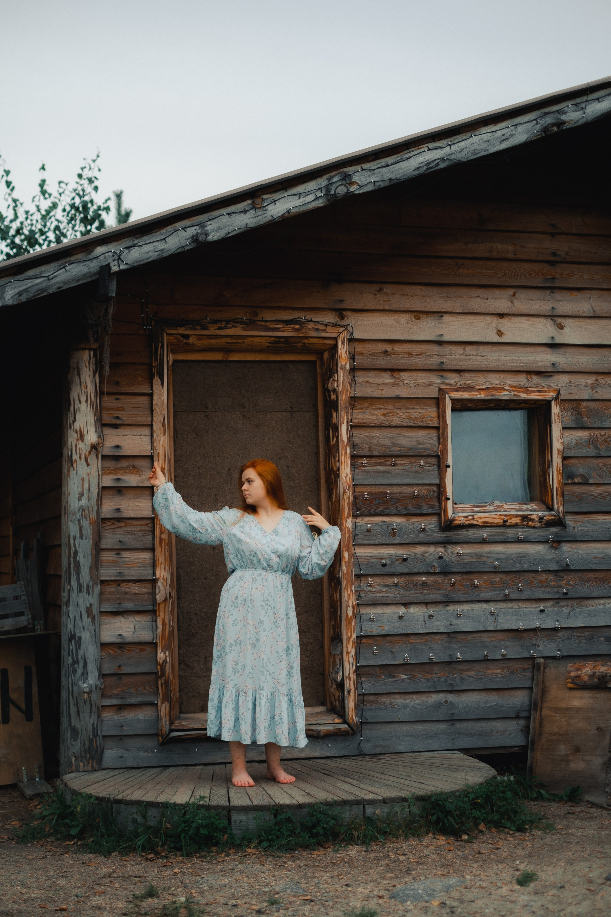 Мария и козы. Фотограф Благовещенска Яна