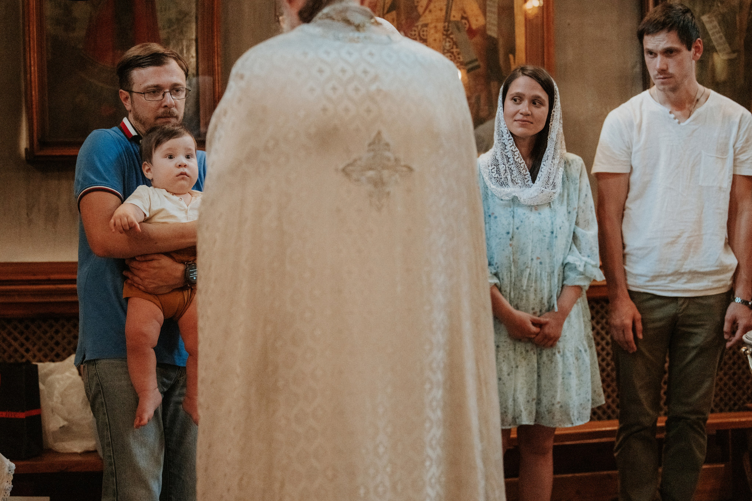 Фотосессия на крещение. Семейный фотограф в Москве Полина Ситникова