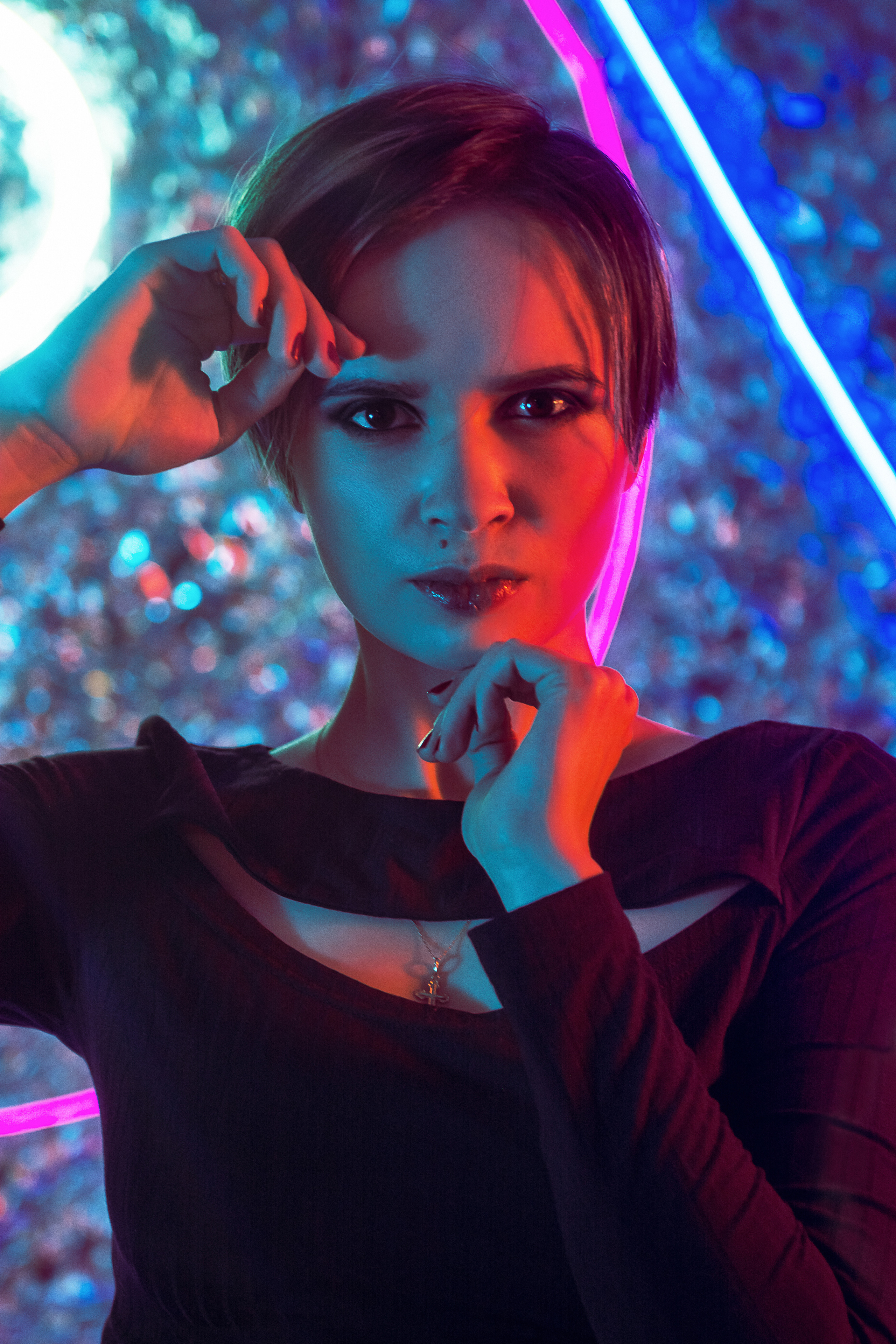 Неоновая фотостудия. Портретный фотограф в Санкт-Петербурге Дмитриева Наталия