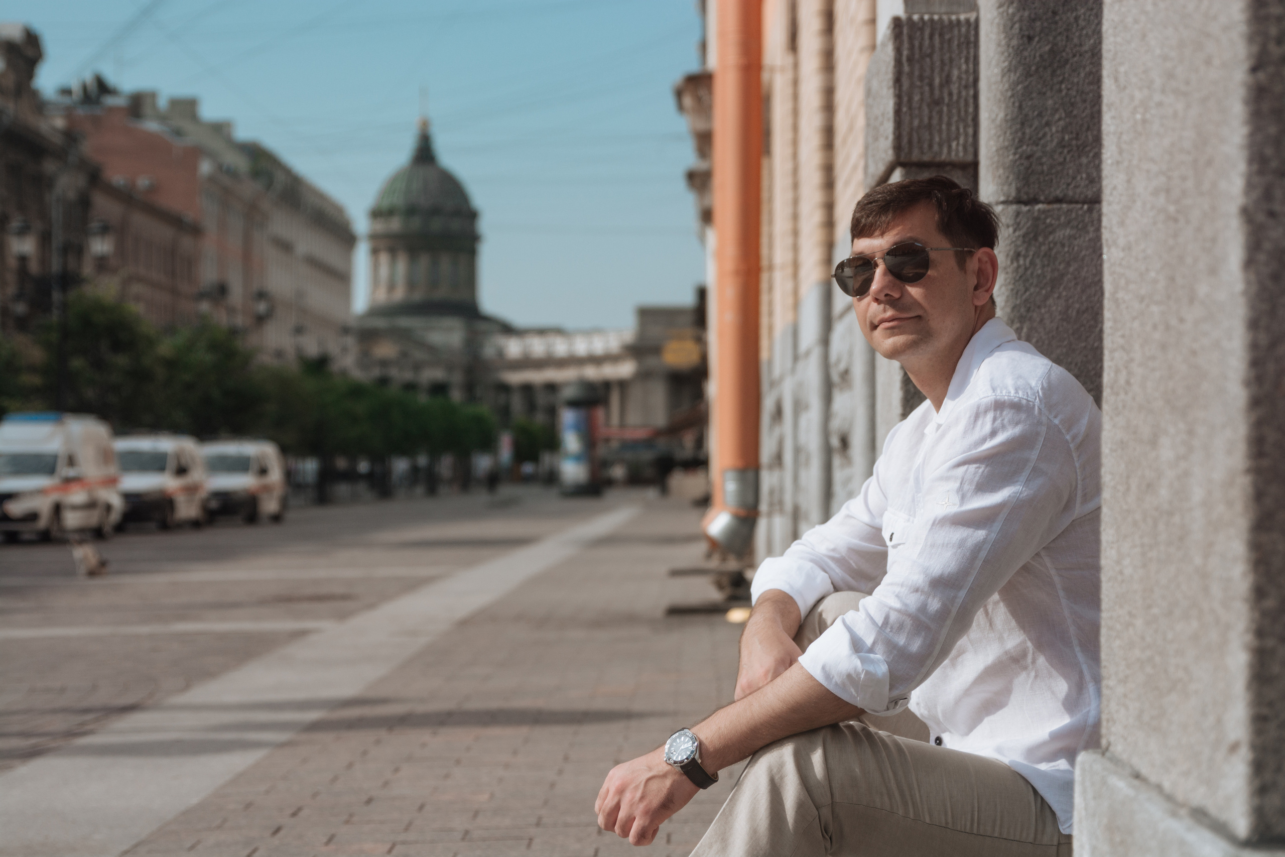 Владимир. Прогулка по Питеру. Портретный фотограф в Санкт-Петербурге Дмитриева Наталия