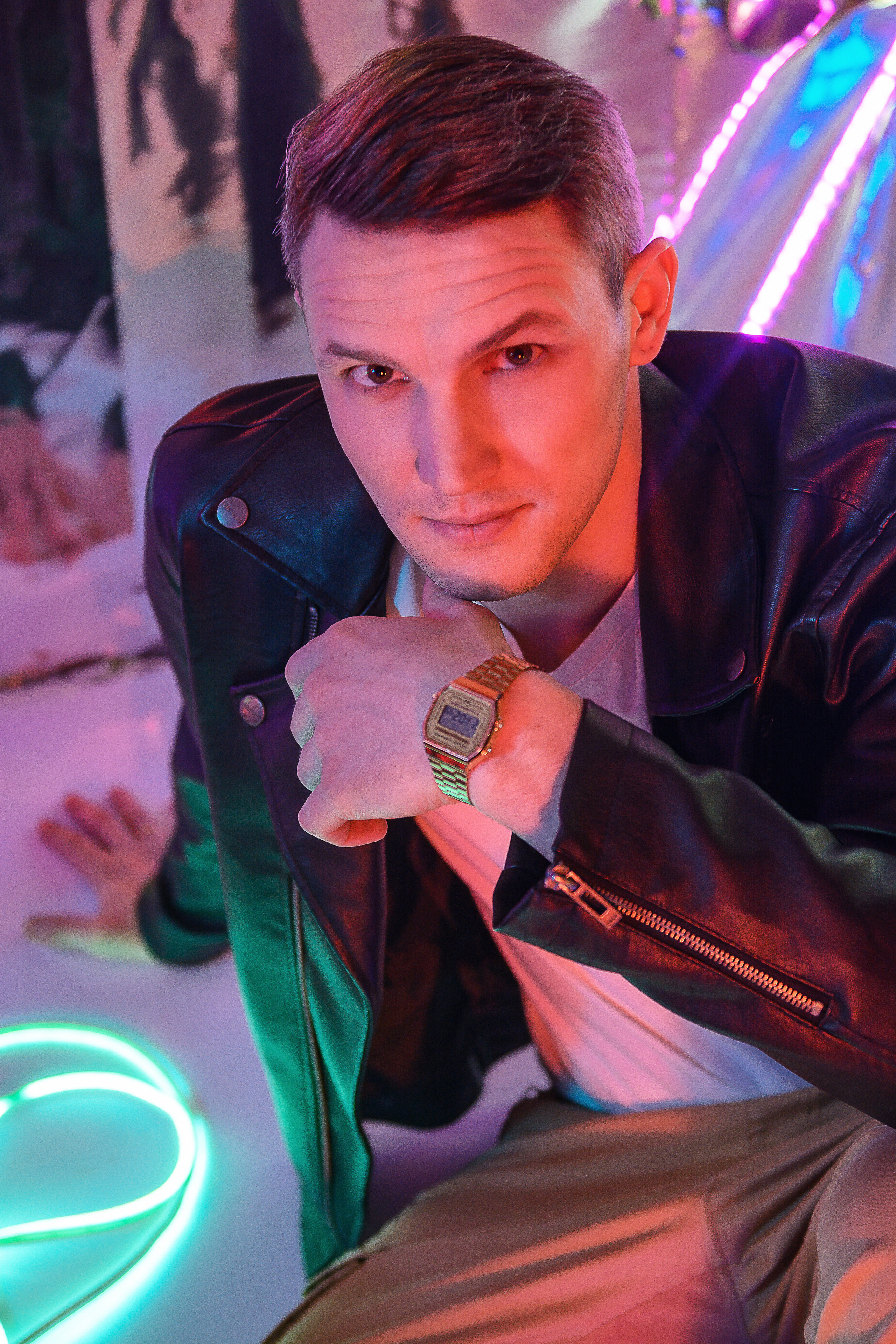 Неоновая фотостудия. Портретный фотограф в Санкт-Петербурге Дмитриева Наталия