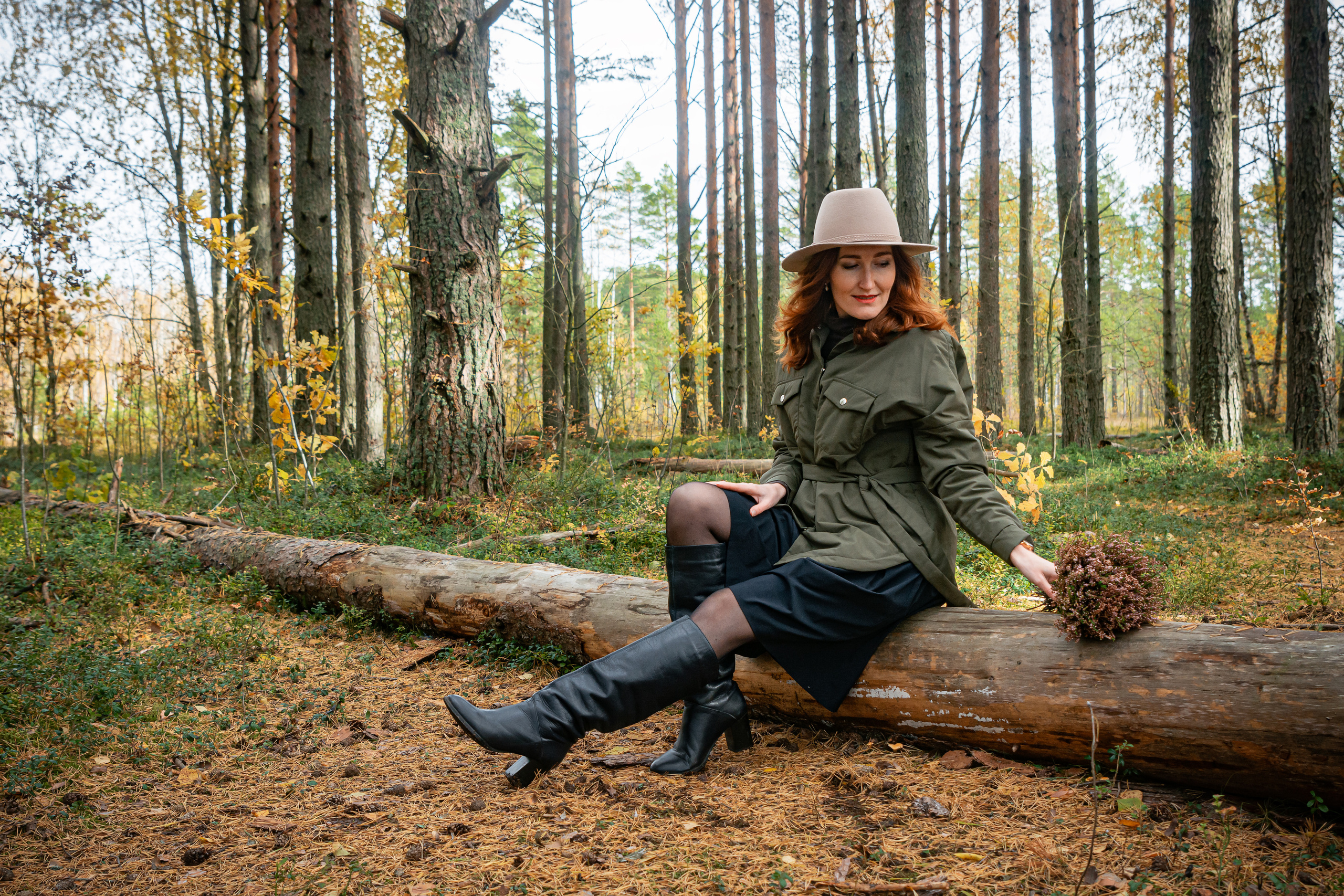 Екатерина. Осенняя фотосессия. Портретный фотограф в Санкт-Петербурге Дмитриева Наталия