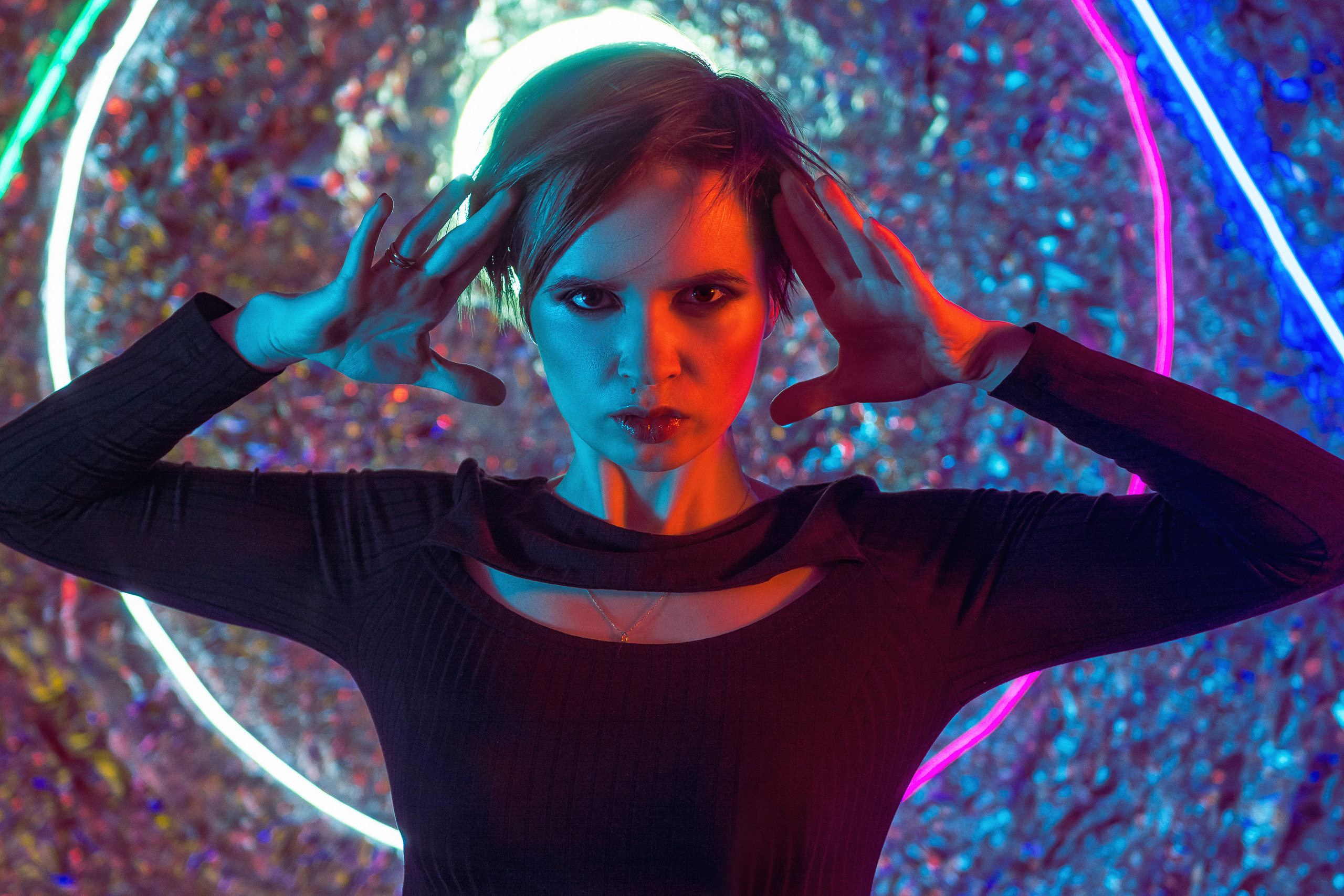 Неоновая фотостудия. Портретный фотограф в Санкт-Петербурге Дмитриева Наталия