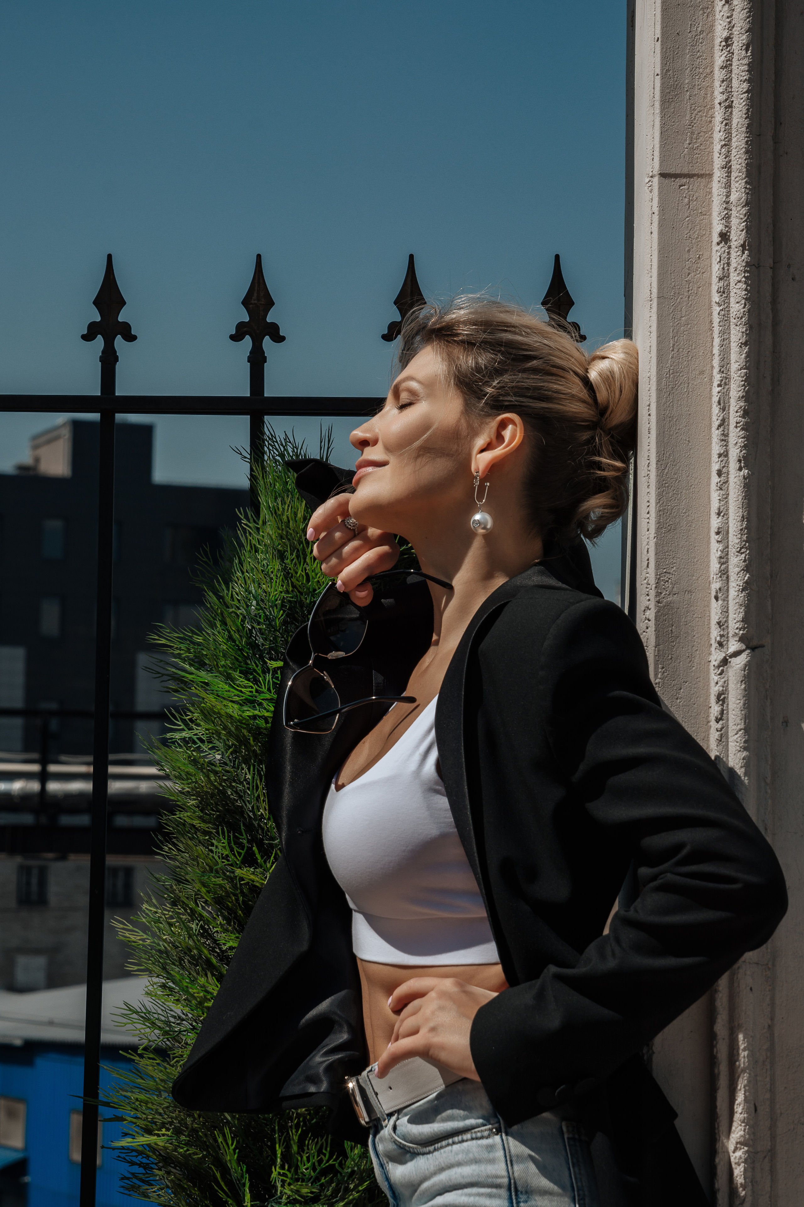 Ева Федорович, терраса. Контент. Портретный фотограф в Санкт-Петербурге Дмитриева Наталия