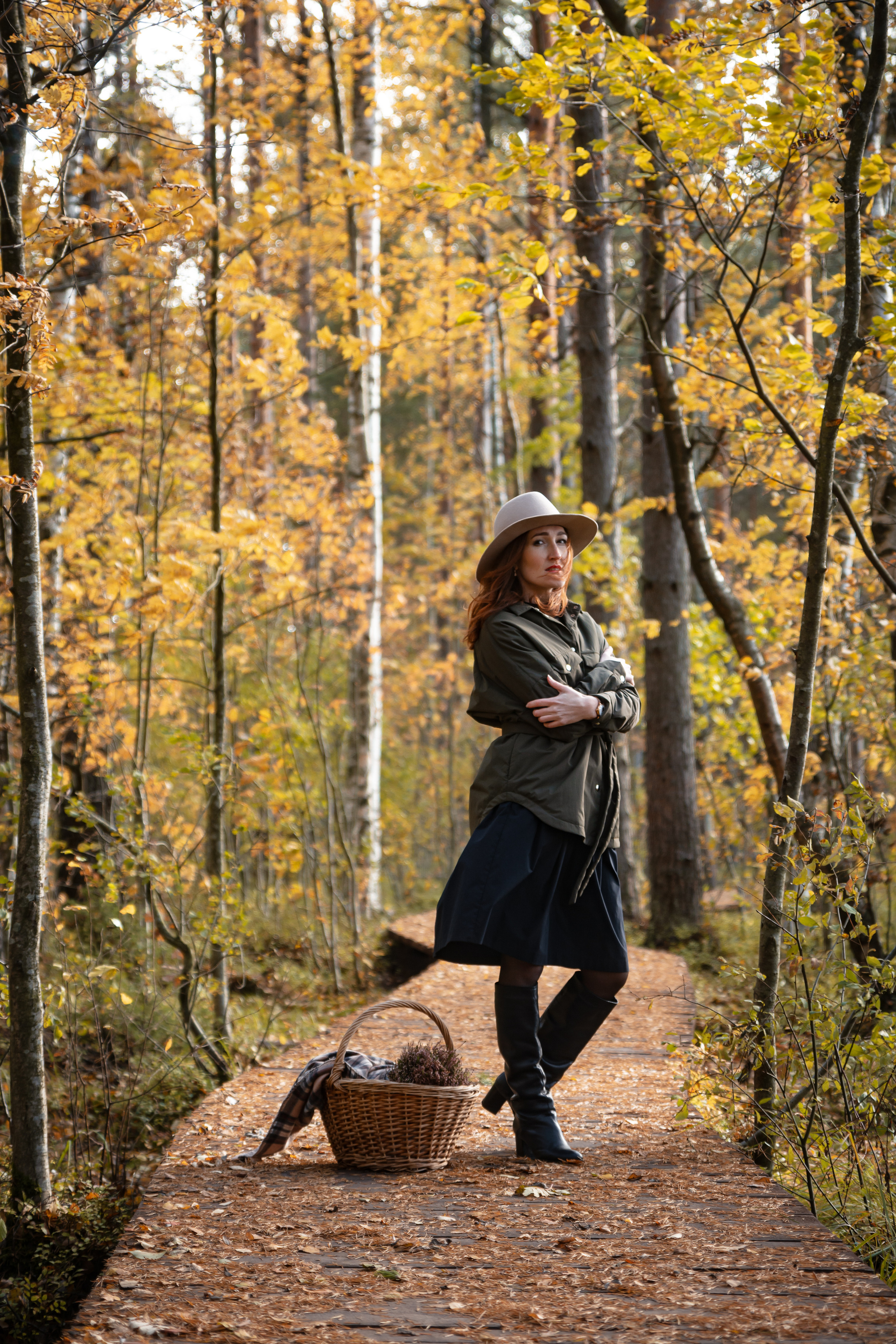 Екатерина. Осенняя фотосессия. Портретный фотограф в Санкт-Петербурге Дмитриева Наталия