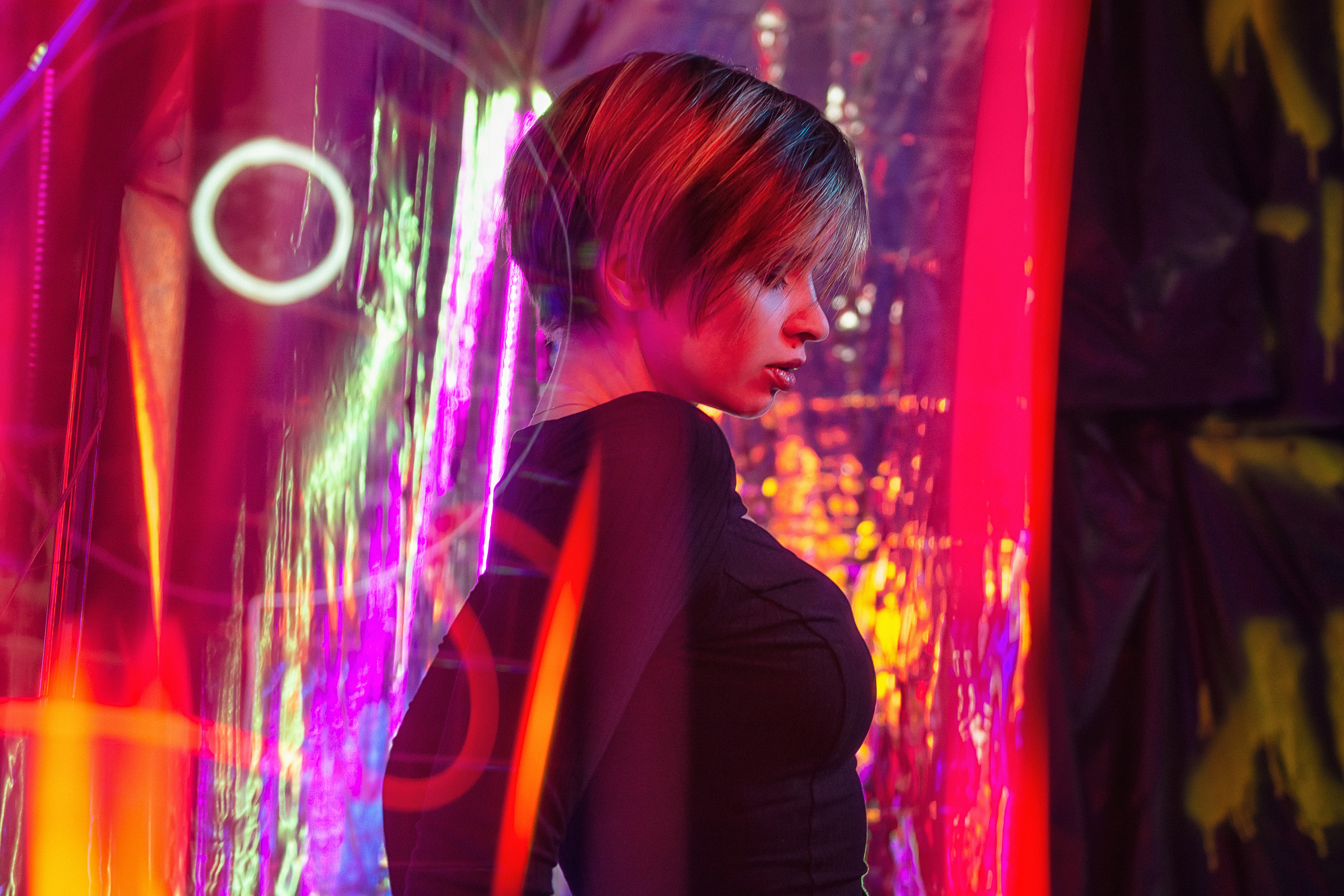 Неоновая фотостудия. Портретный фотограф в Санкт-Петербурге Дмитриева Наталия