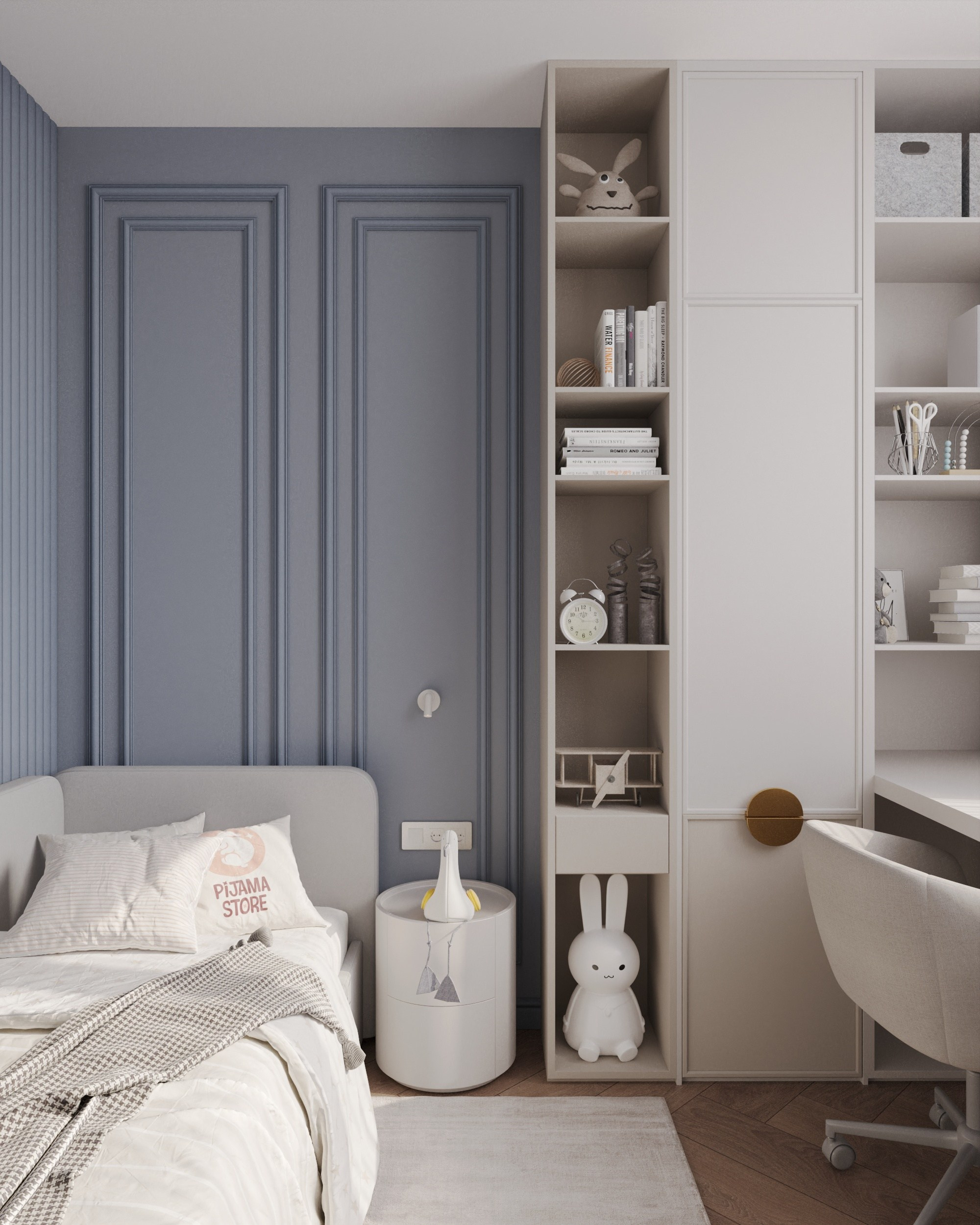 Дизайн-проект ЖК Любимово 7. Дизайн интерьеров, 3D визуализации