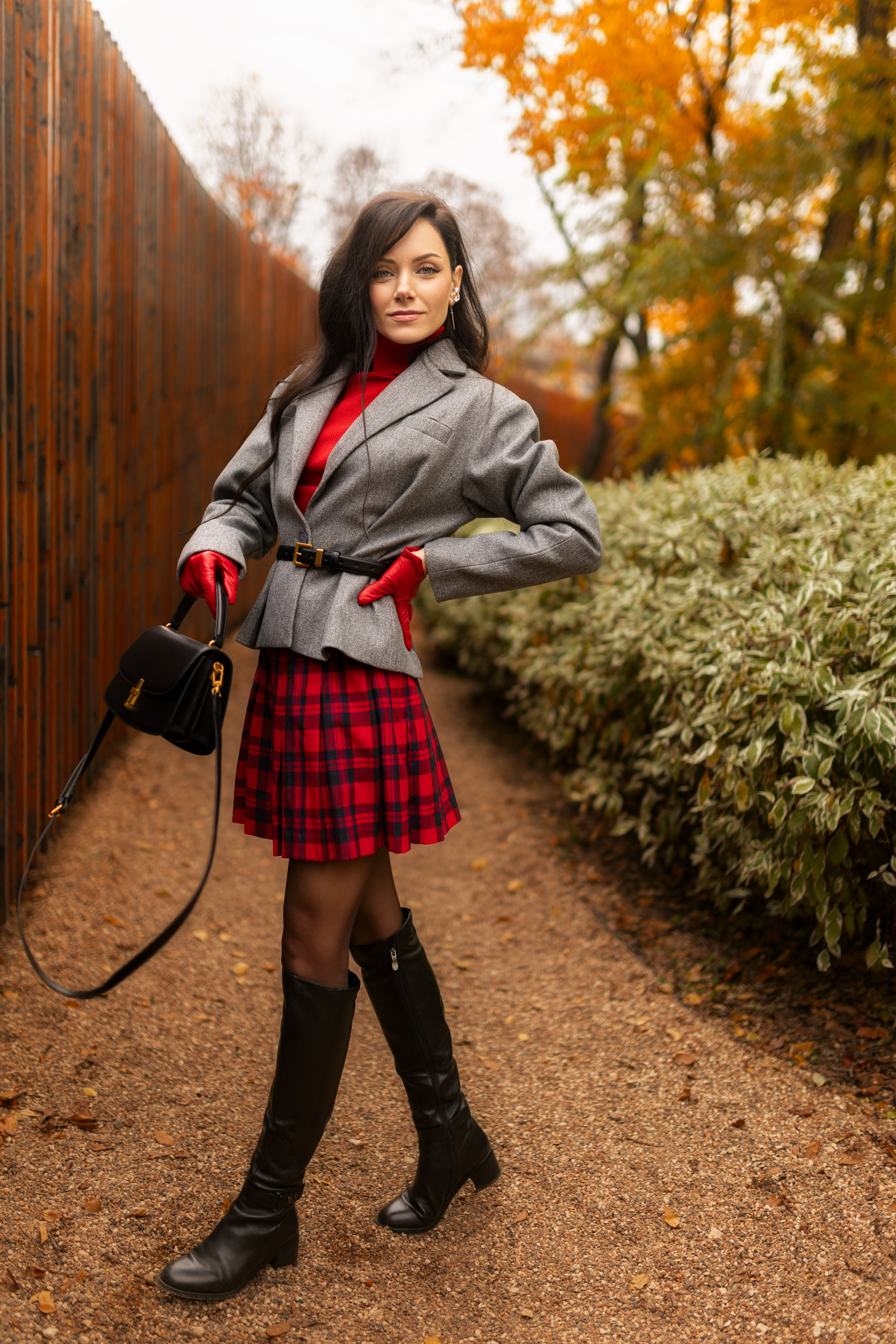 Фотосет с Екатериной в парке на осеннюю тему для «себя»