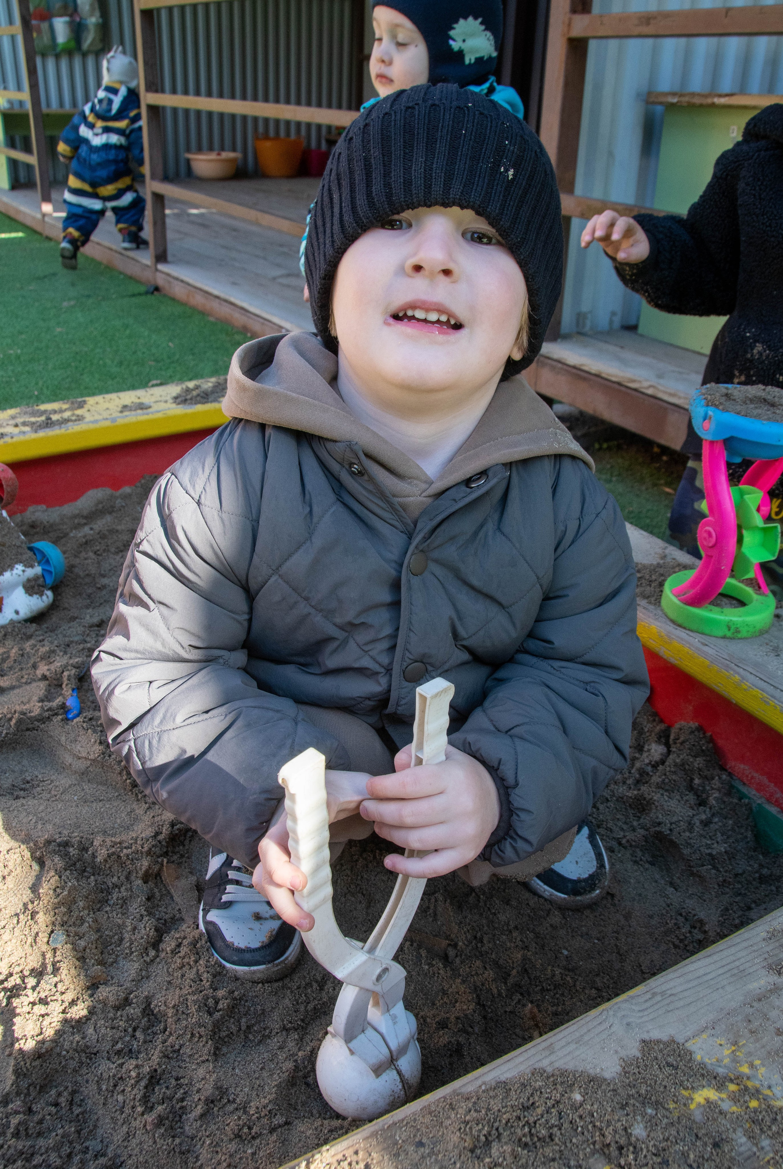 2023 г. День дошкольного работника и прогулка. Репортажный и детский фотограф в Новосибирске