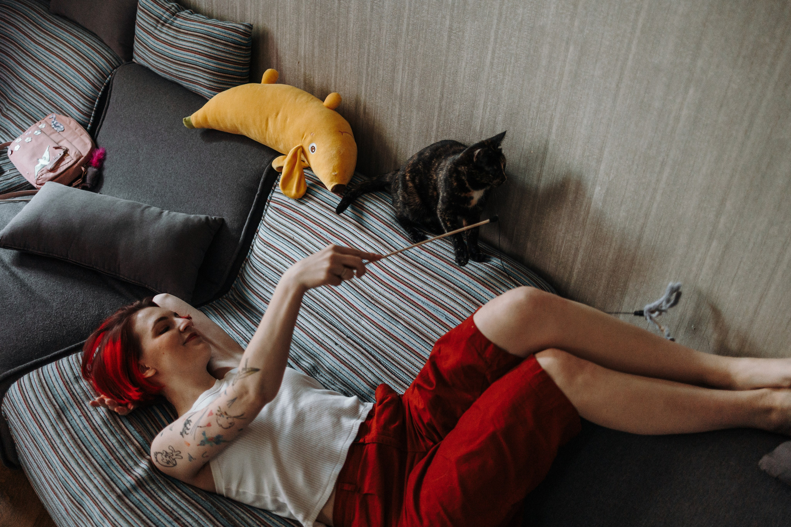 Саша и ее хвосты. Фотограф — Анималист | Санкт-Петербург