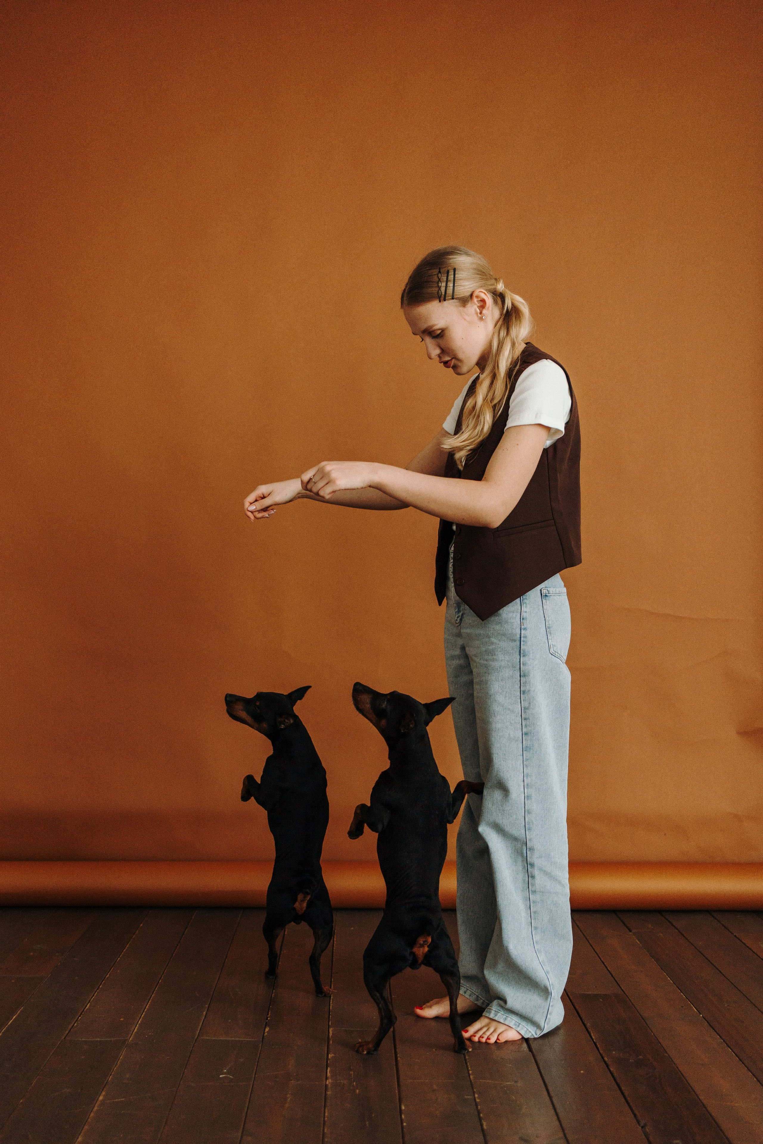 Катя и ее мальчики. Фотограф — Анималист | Санкт-Петербург