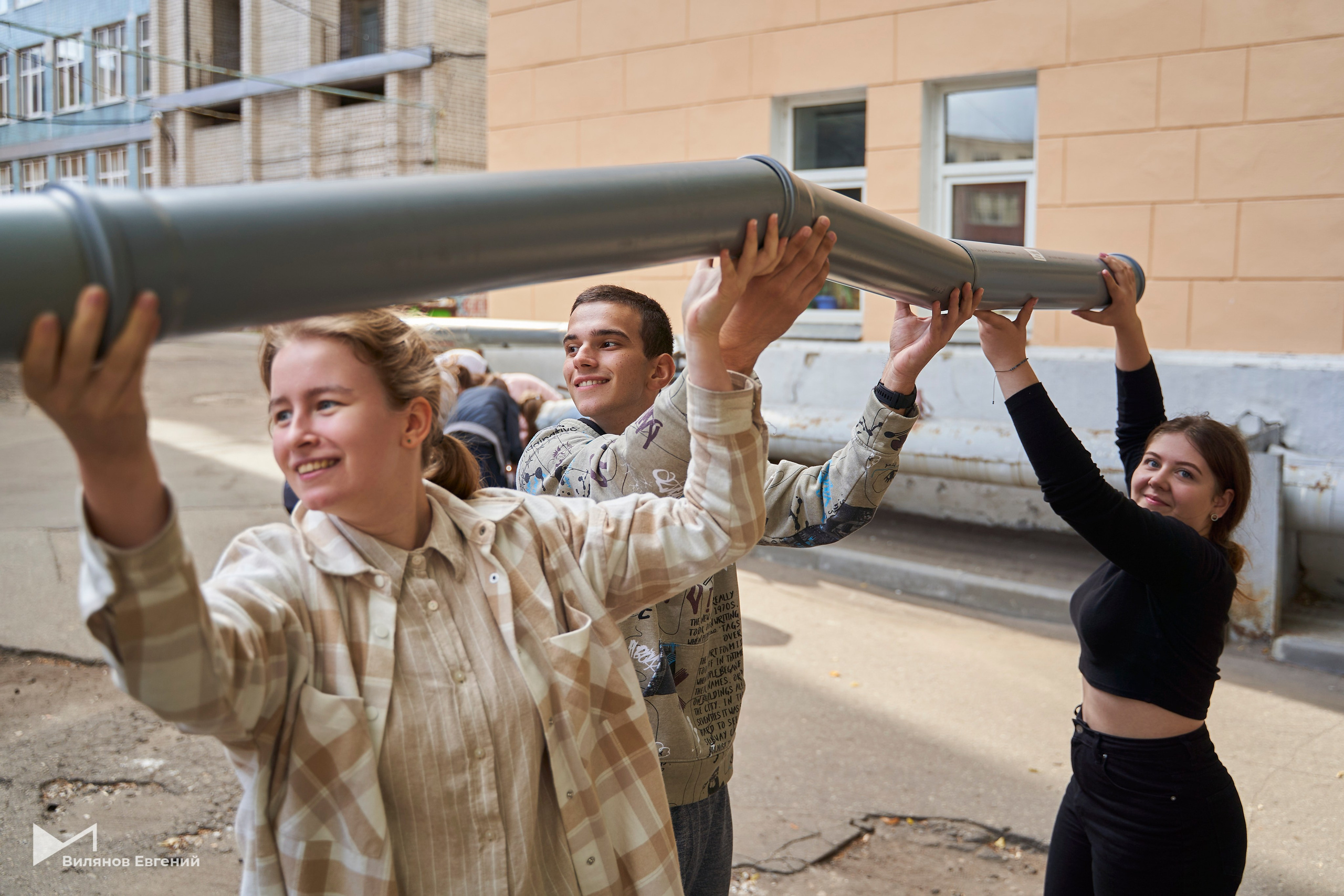 Мероприятие «Веревка» для первокурсников ННГАСУ. Репортажный фотограф Вилянов Евгений. Нижний Новгород