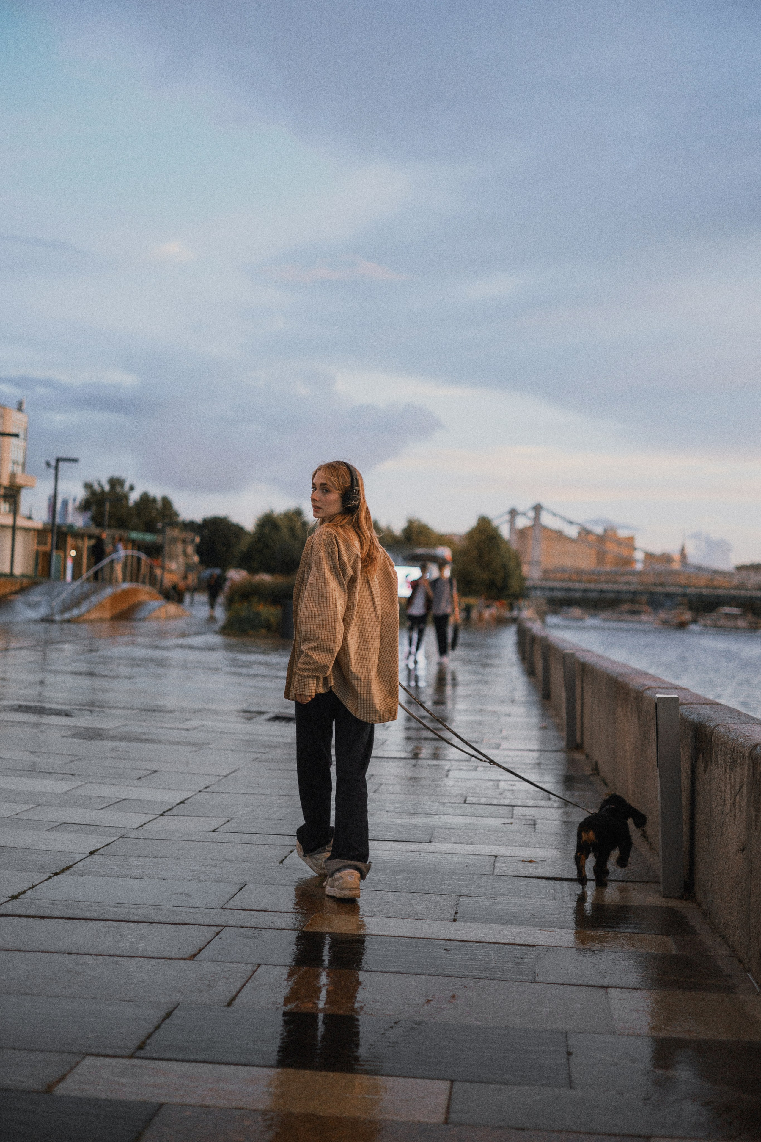 Аня и Ривер. Фотограф-анималист Богданова Полина