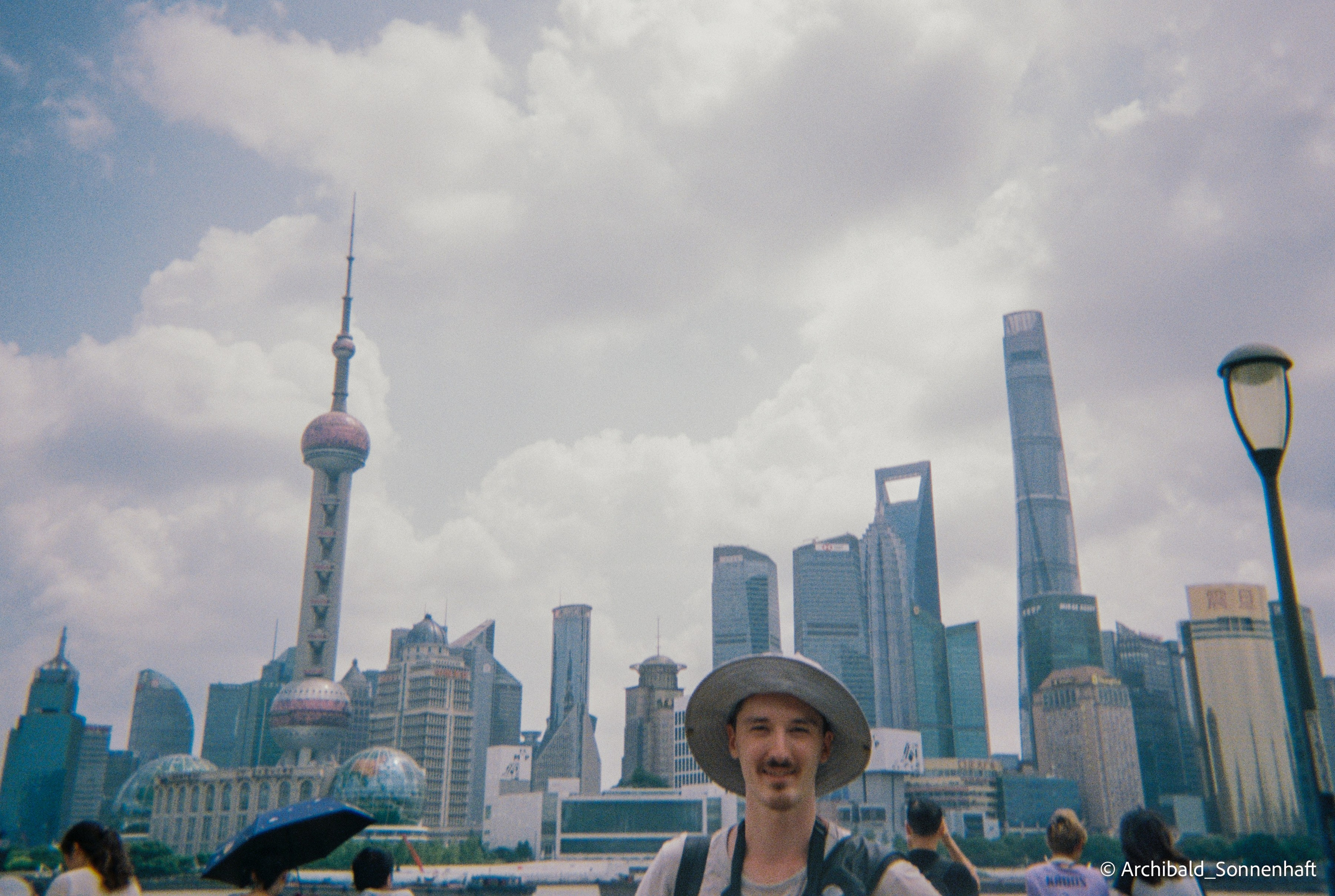 One film reel. Photographer in Guangzhou, China. Archibald Sonnenhaft