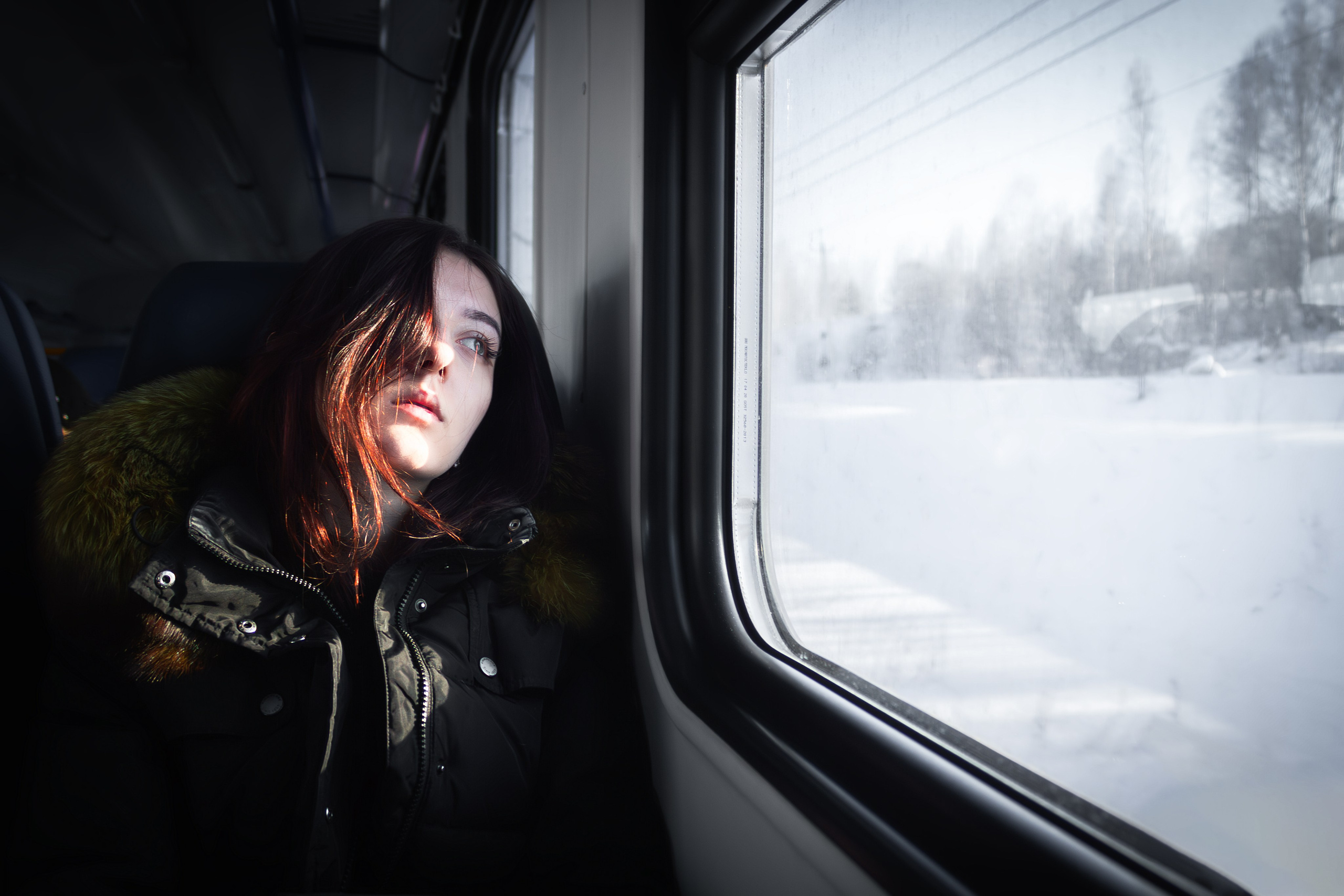 Зима. Фотограф в Новокузнецке