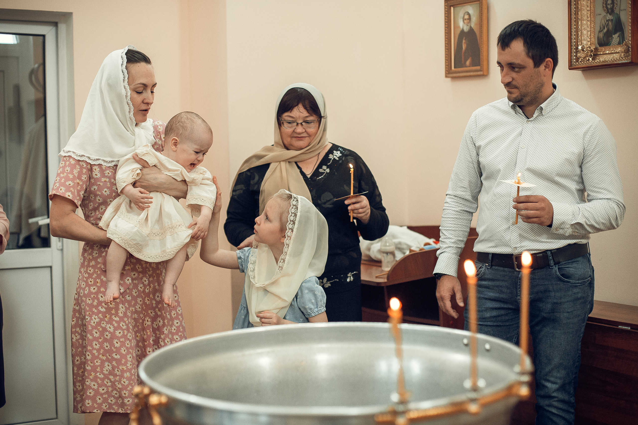 Крещение Анны. Свадебный и семейный фотограф в г. Краснодаре Олеся Токарь